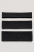 Soft Active Headband 3-Pack in Black