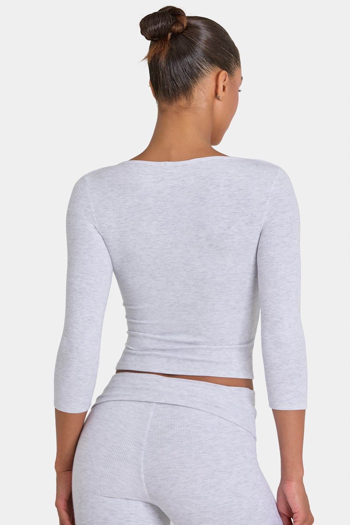ButterCloud™ Top in Grey Marl