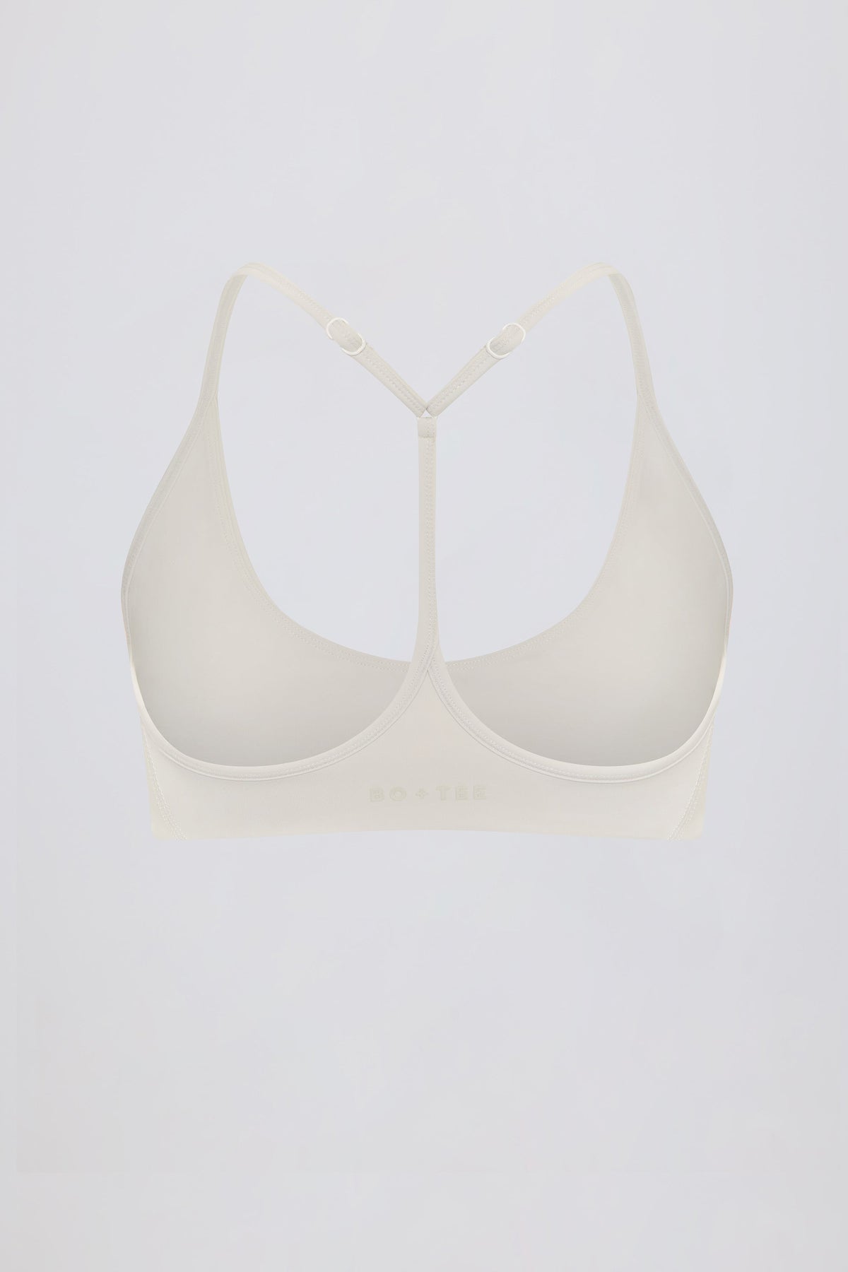 Soft Active Racerback Sports Bra in Oat