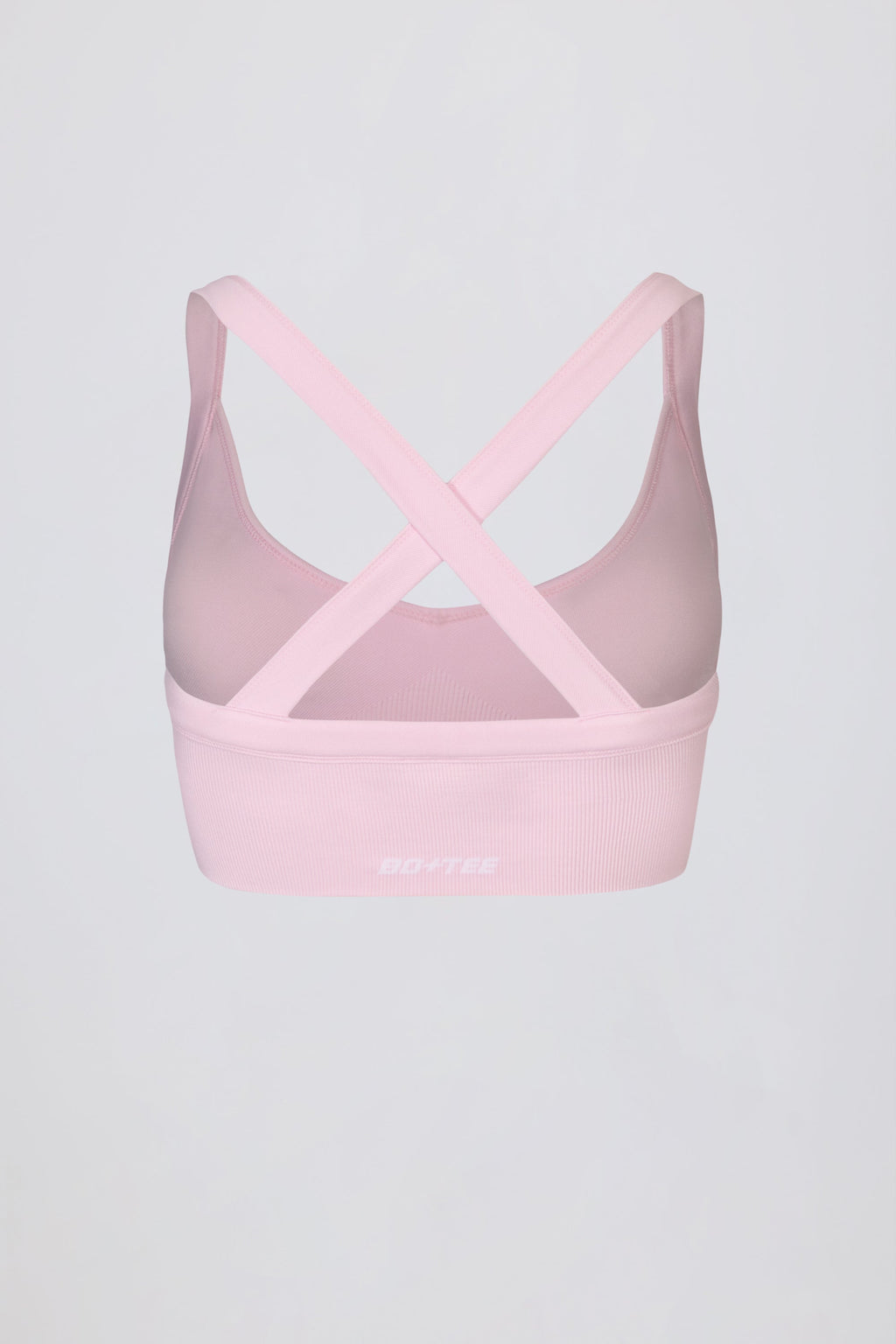 Super Sculpt Seamless Crossback Sports Bra in Soft Pink