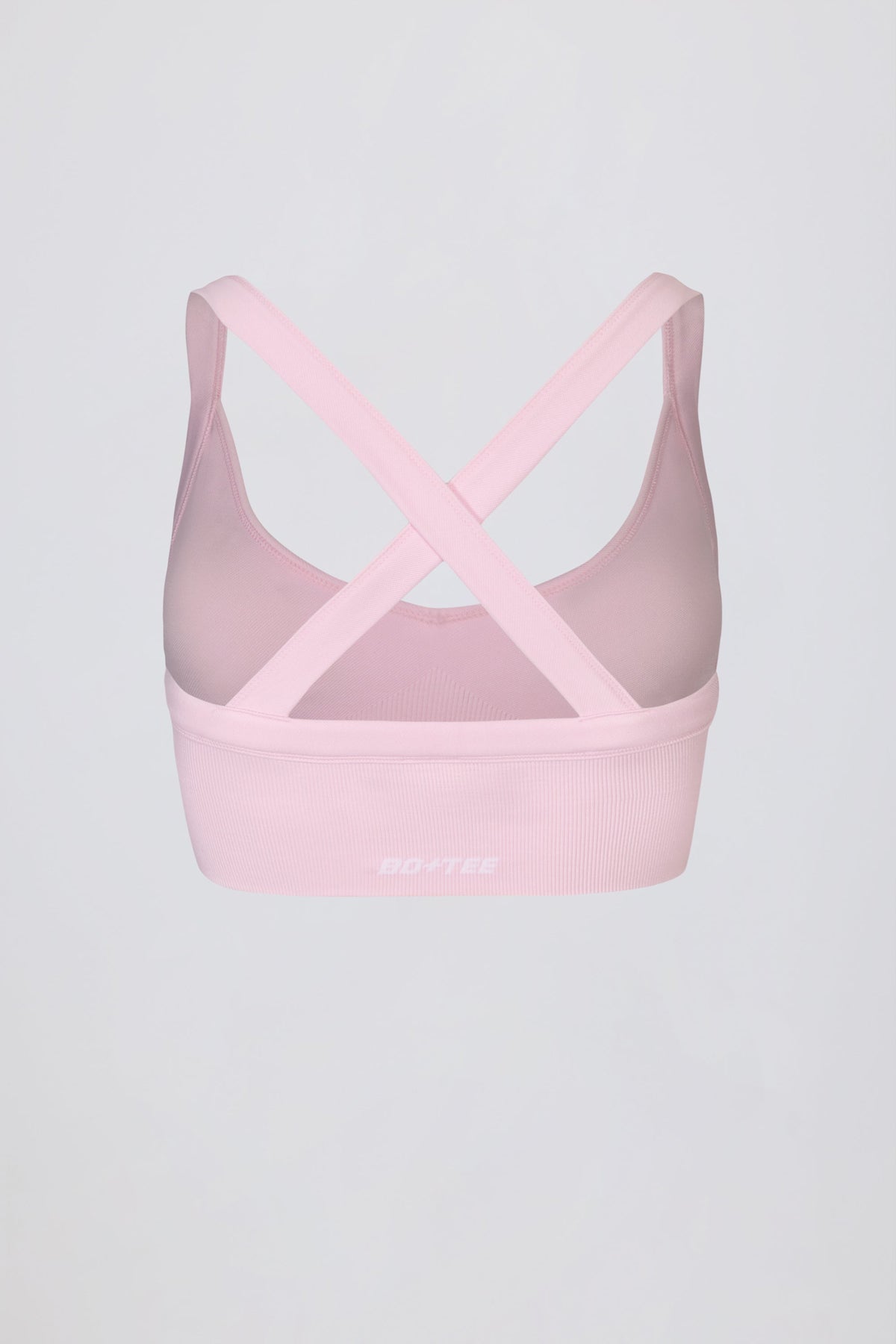 Super Sculpt Seamless Crossback Sports Bra in Soft Pink