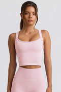 Super Sculpt Seamless Longline Camisole Top in Soft Pink