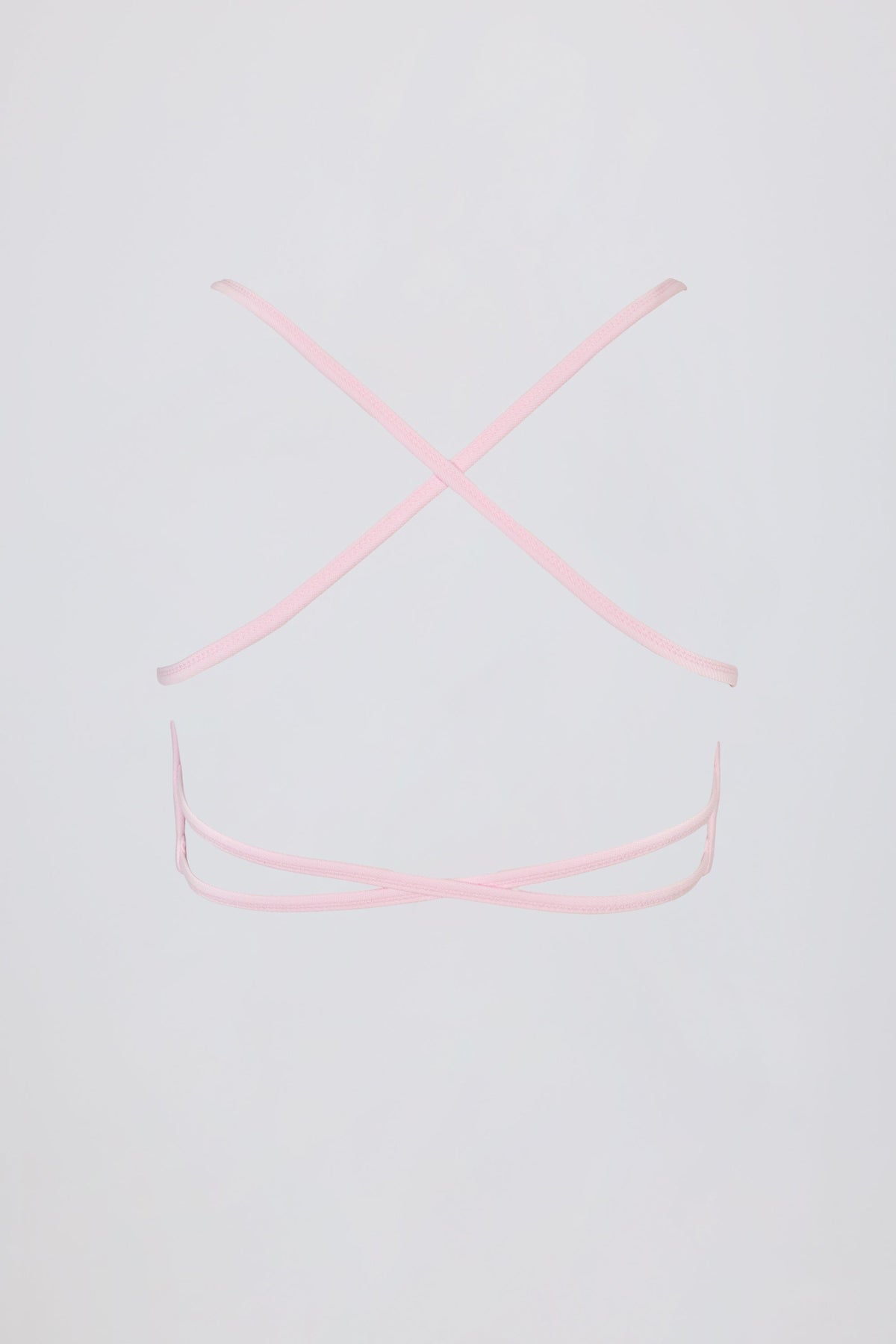 Super Sculpt Seamless Backless Sports Bra in Powder Pink