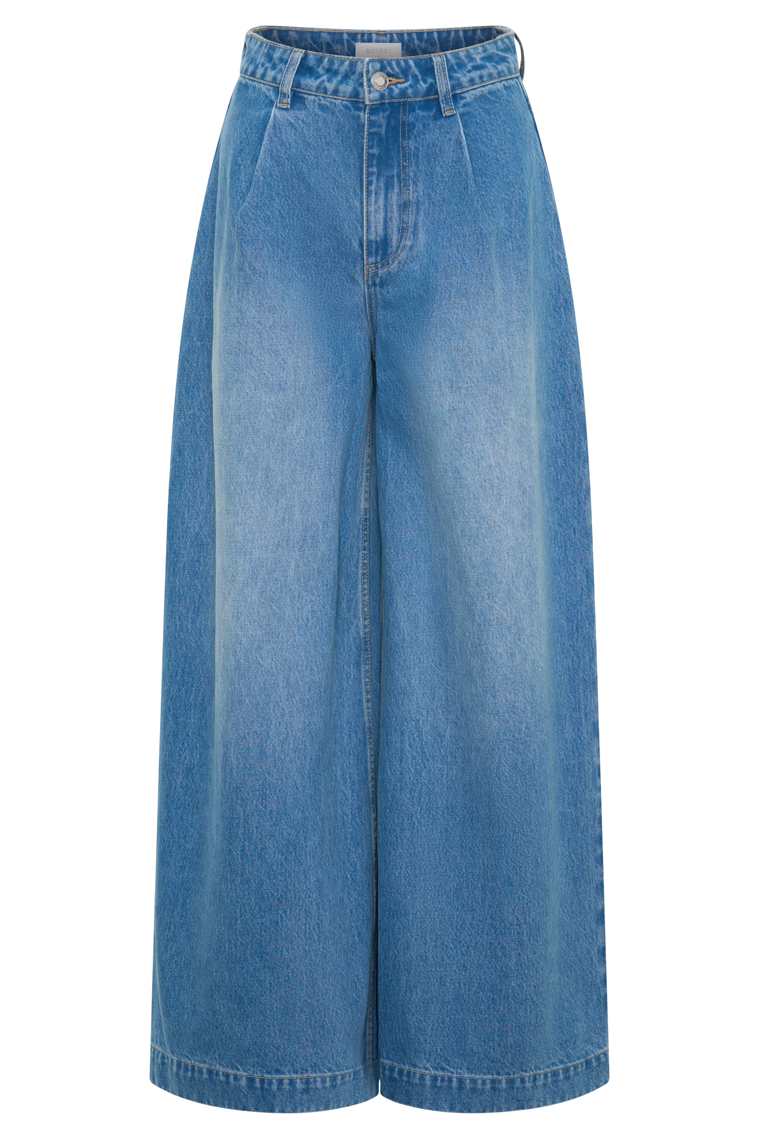 Bobby Oversized Jean With Front Pleat - Summer Blue