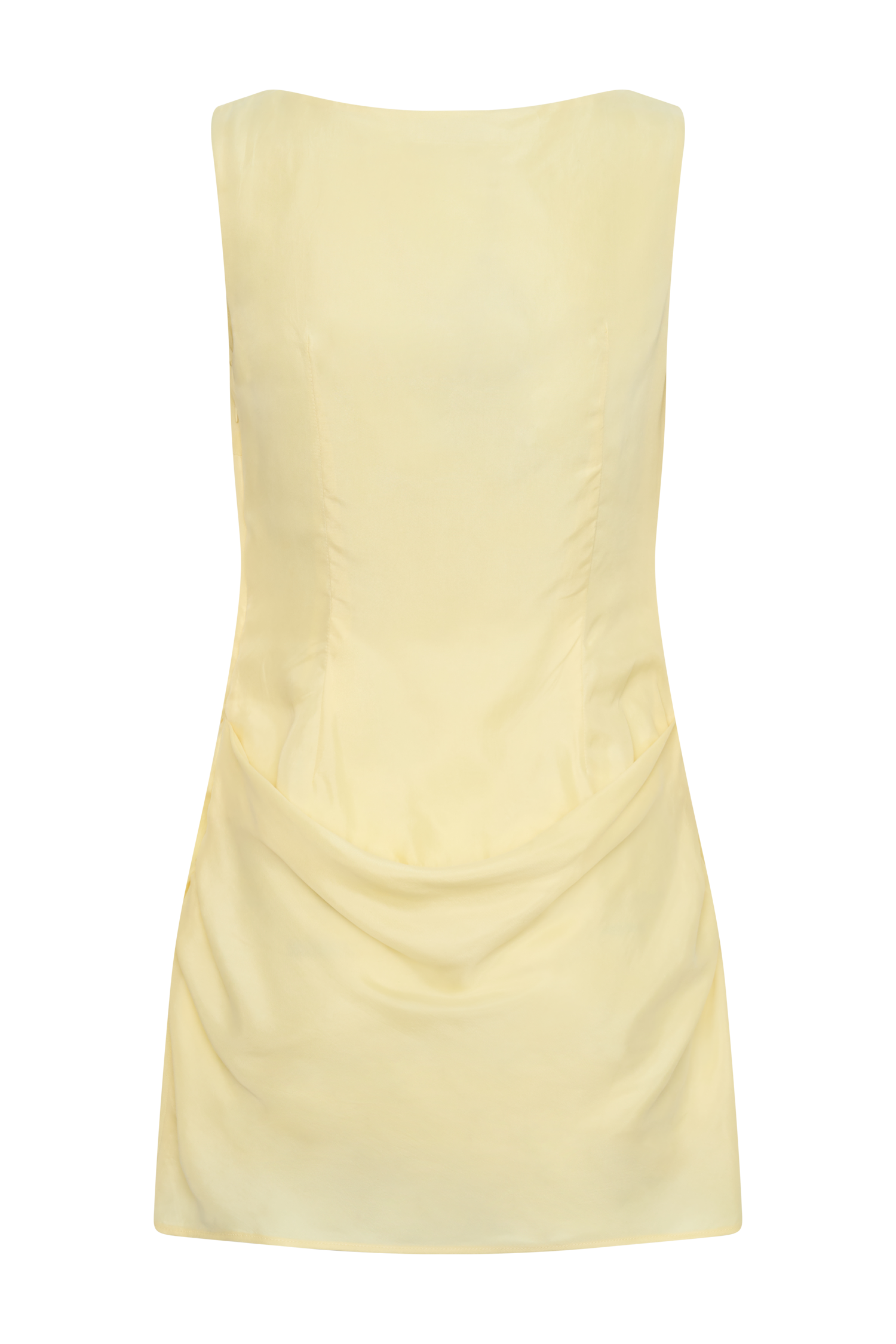Bexley Draped Mini Dress - Butter