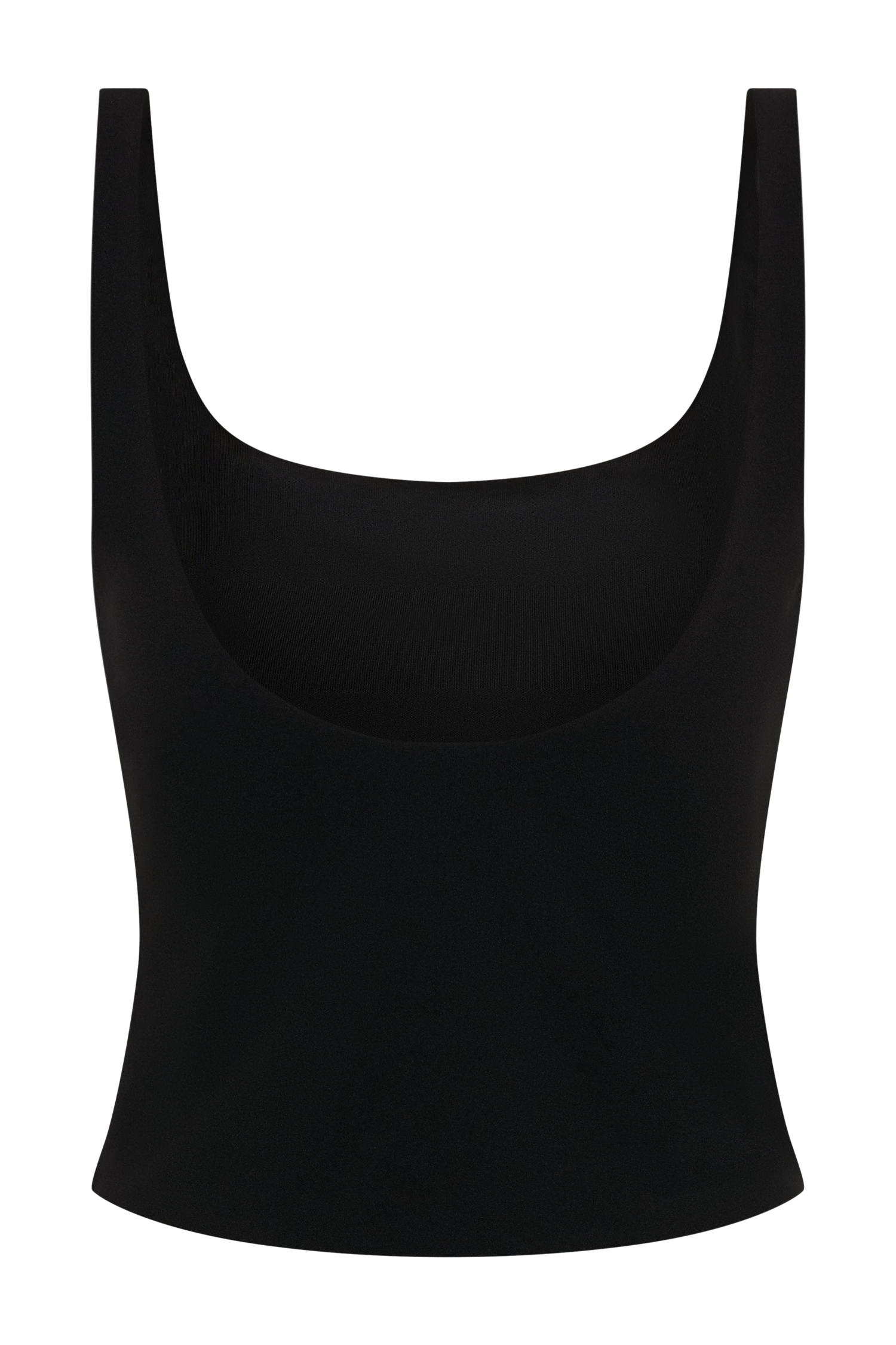 Blanca Stretch Crepe Cami Top - Black
