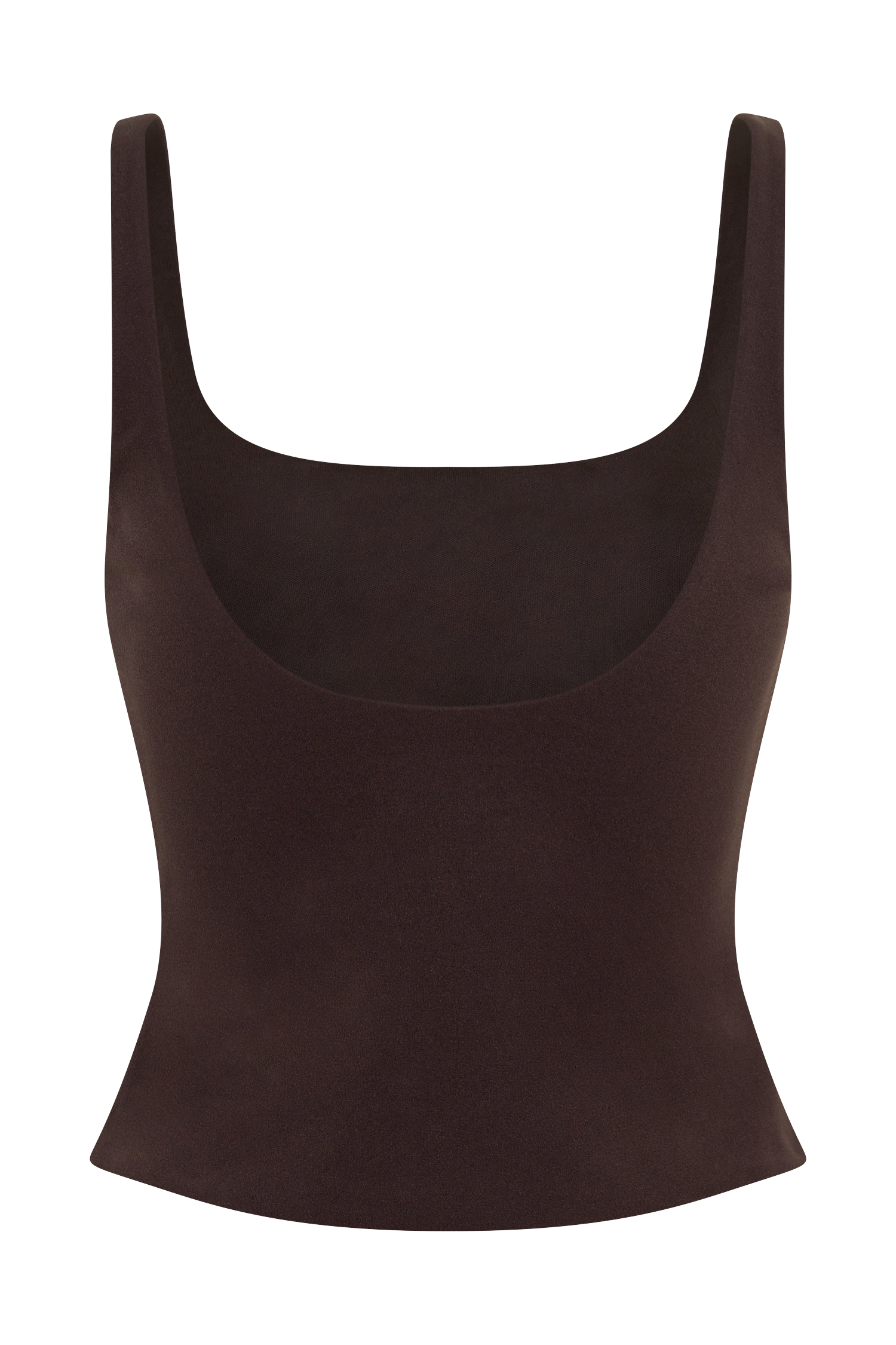 Blanca Stretch Crepe Cami Top - Chocolate