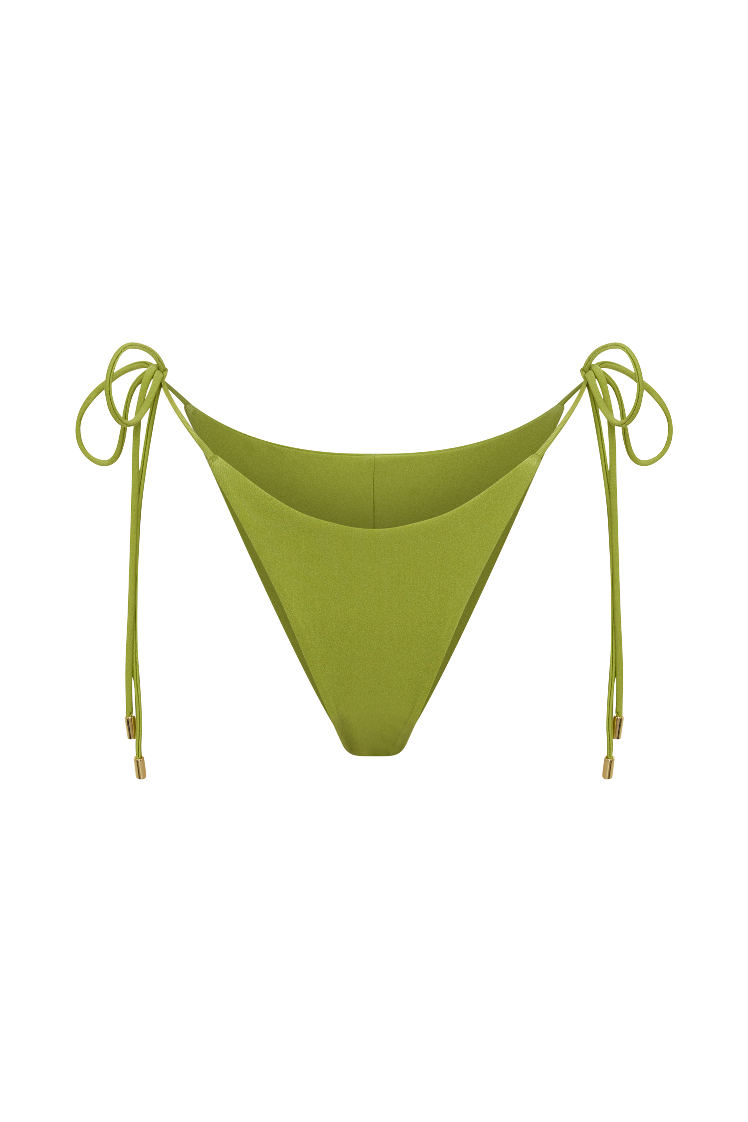 Blossom Side Tie Bikini Bottom - Green