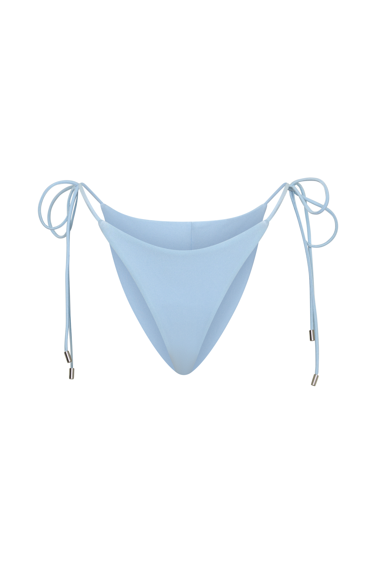 Blossom Side Tie Bikini Bottom - Pale Blue