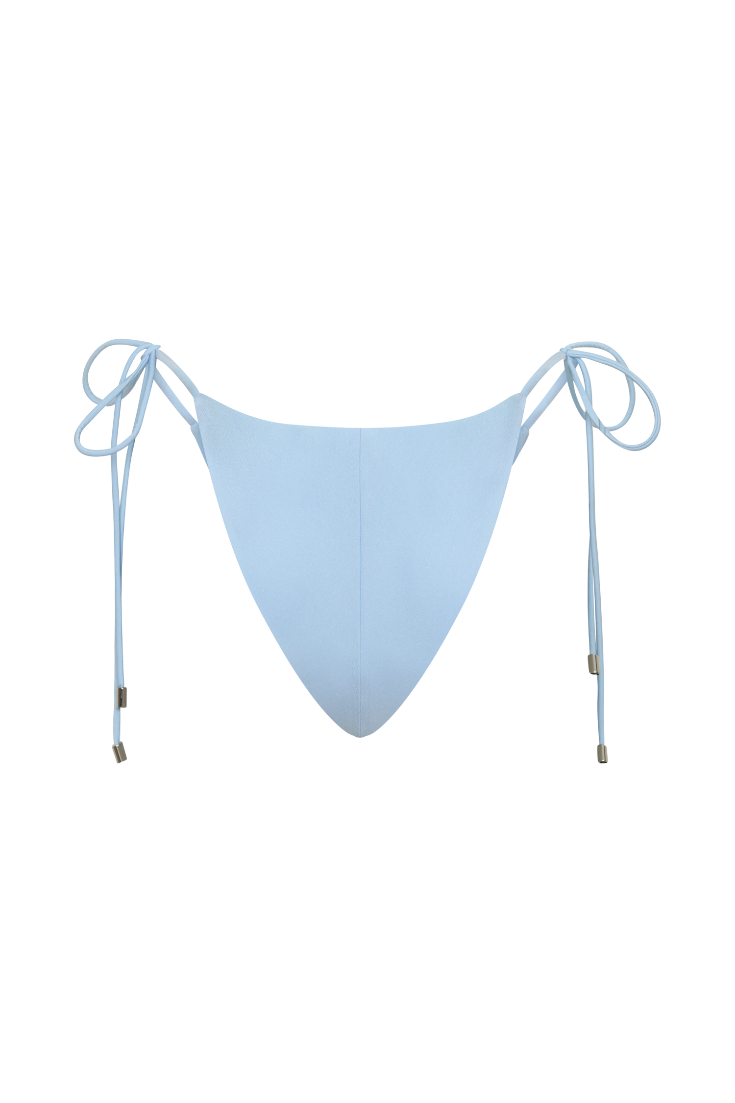 Blossom Side Tie Bikini Bottom - Pale Blue