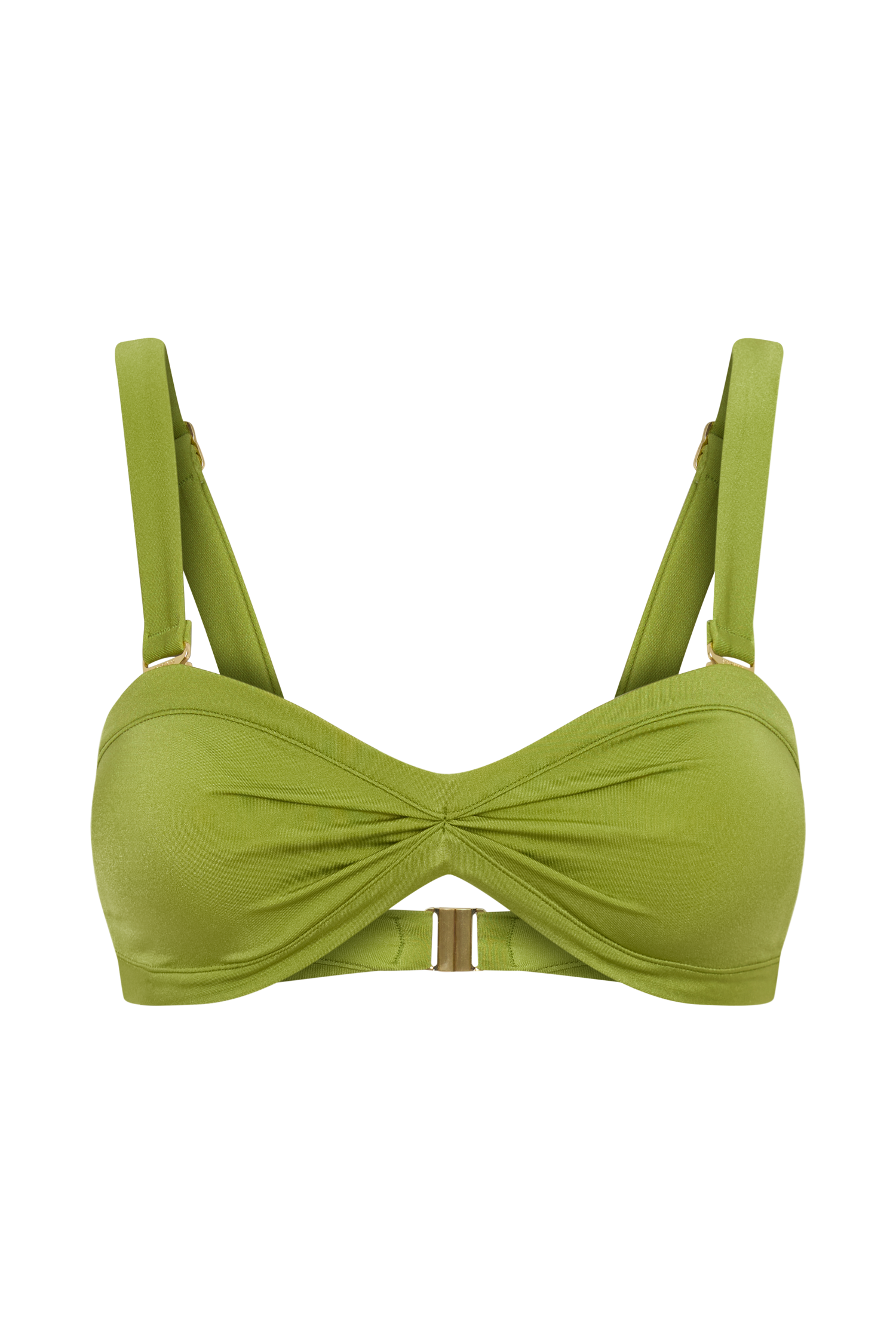 Briar Strapless Bikini Top - Green