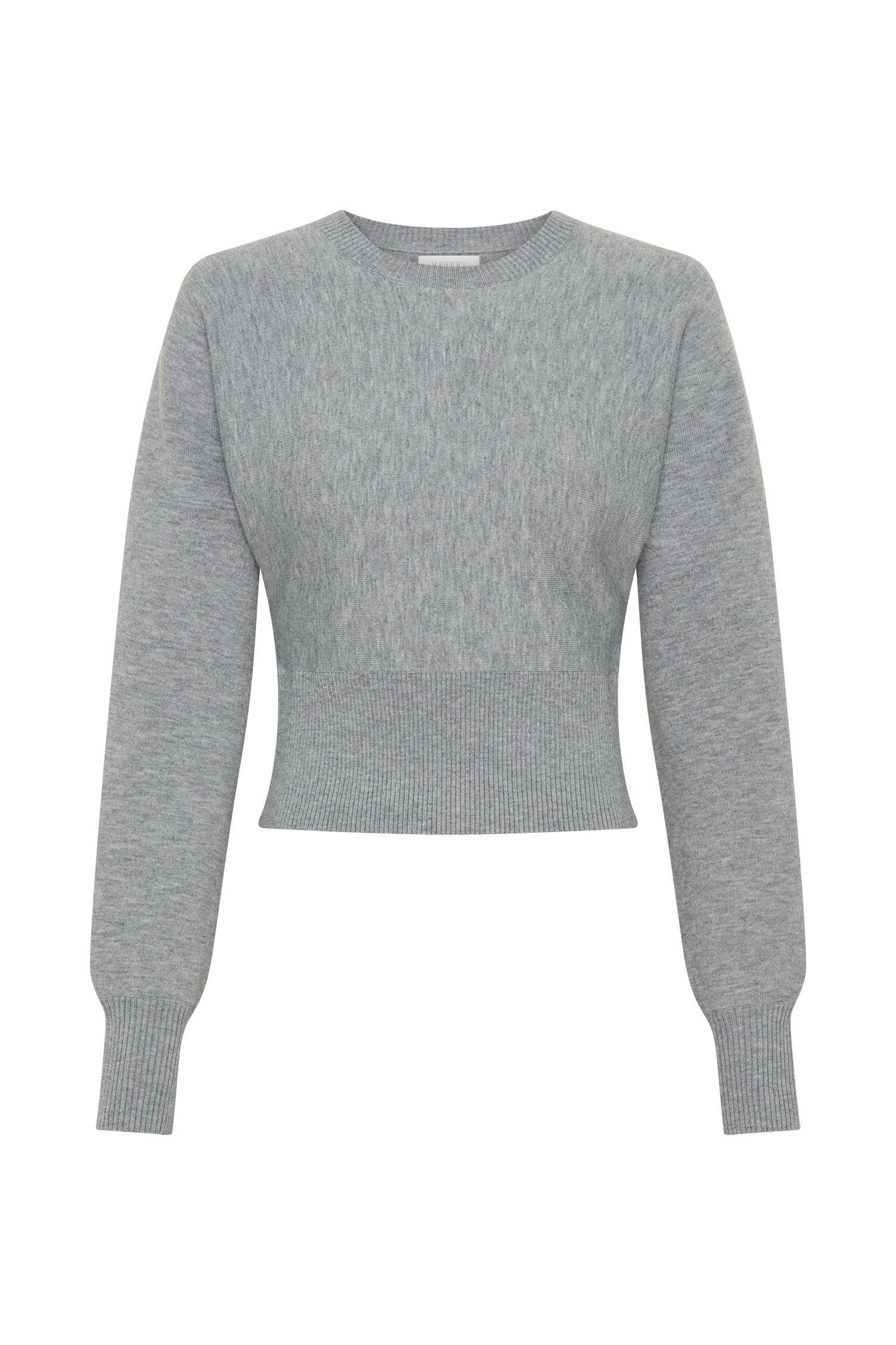 Ciaralee Cinched Waist Jumper - Grey Marle