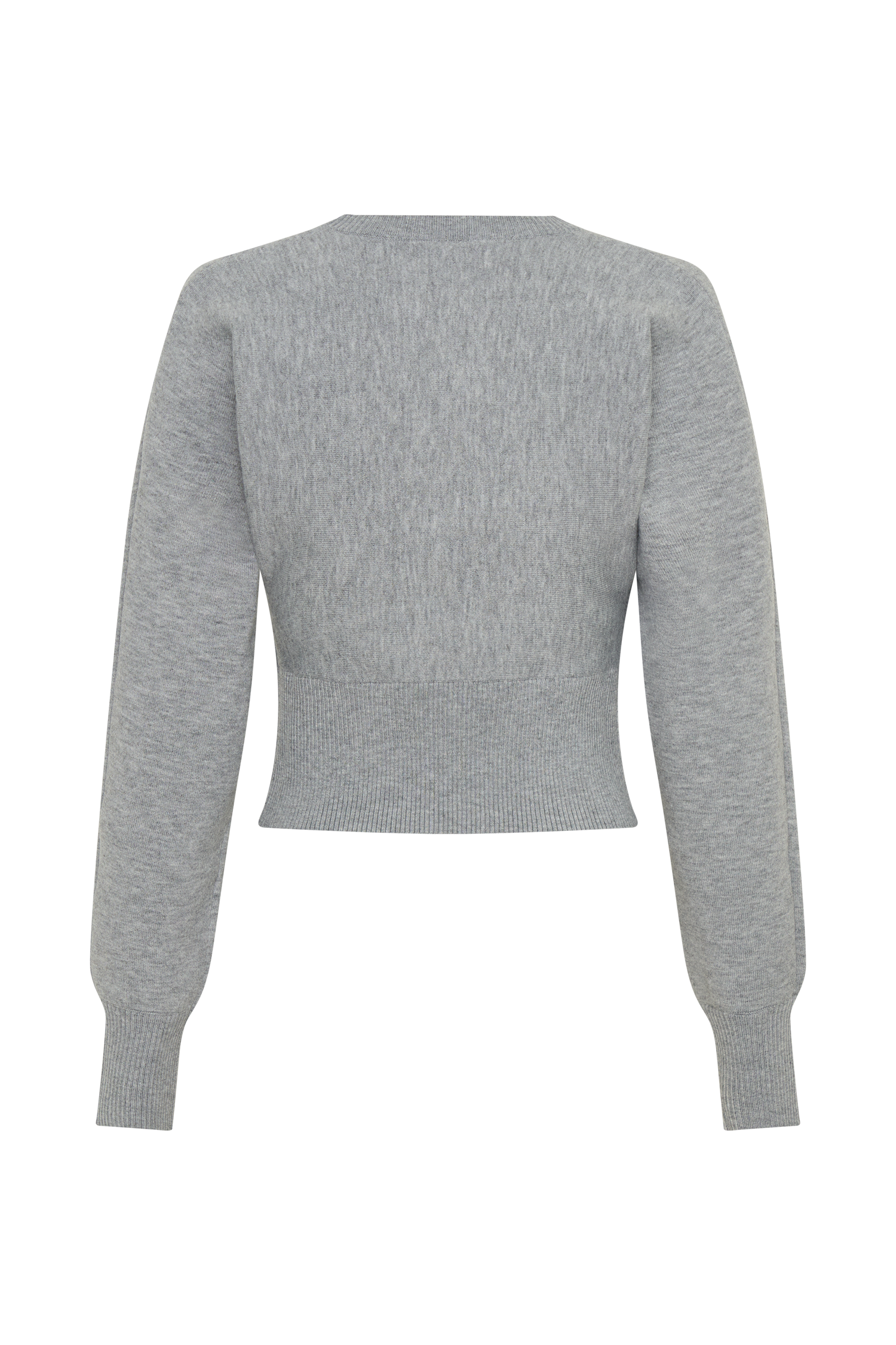 Ciaralee Cinched Waist Jumper - Grey Marle