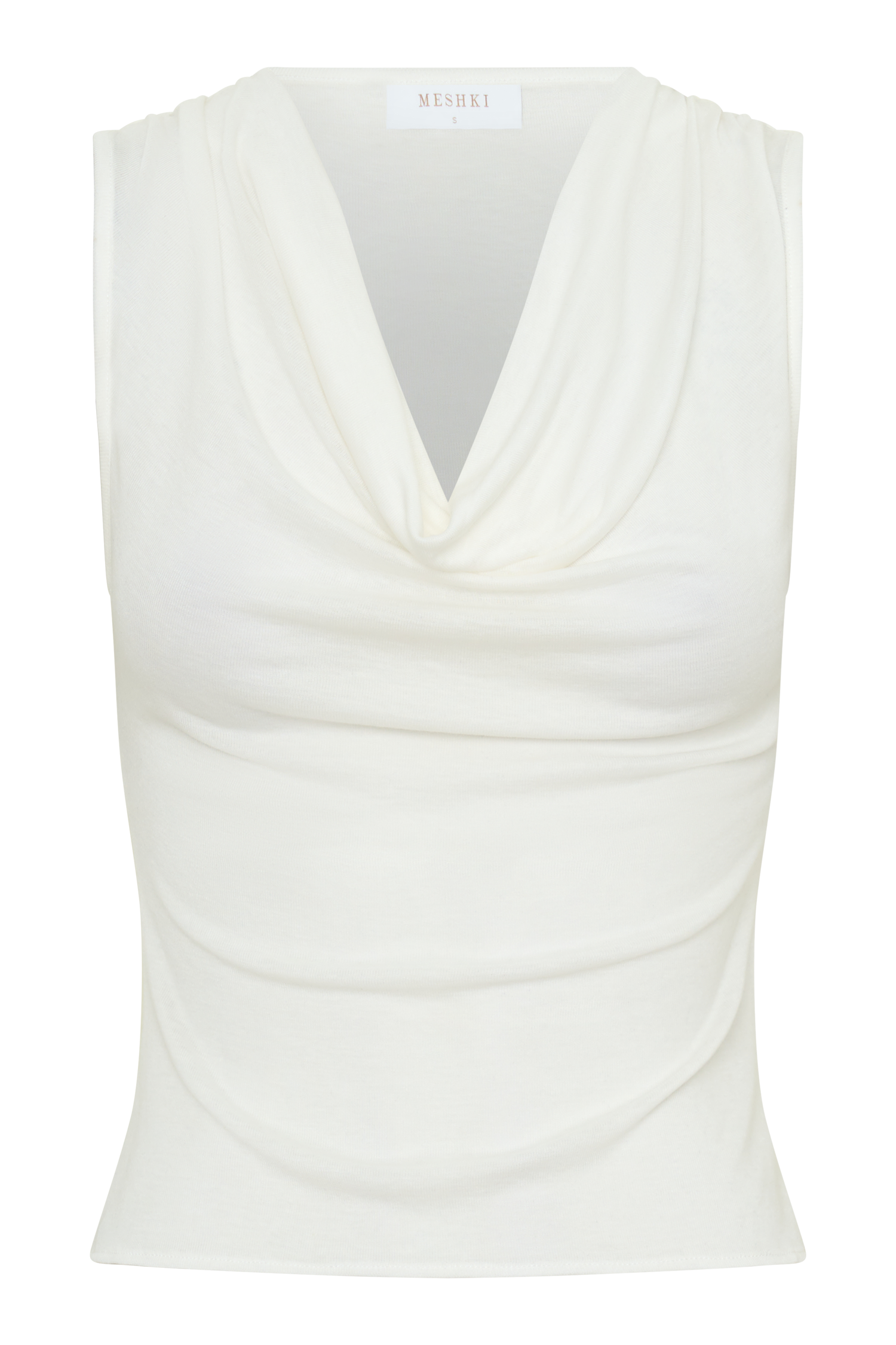 Ciaran Sleeveless Sheer Top - Ivory
