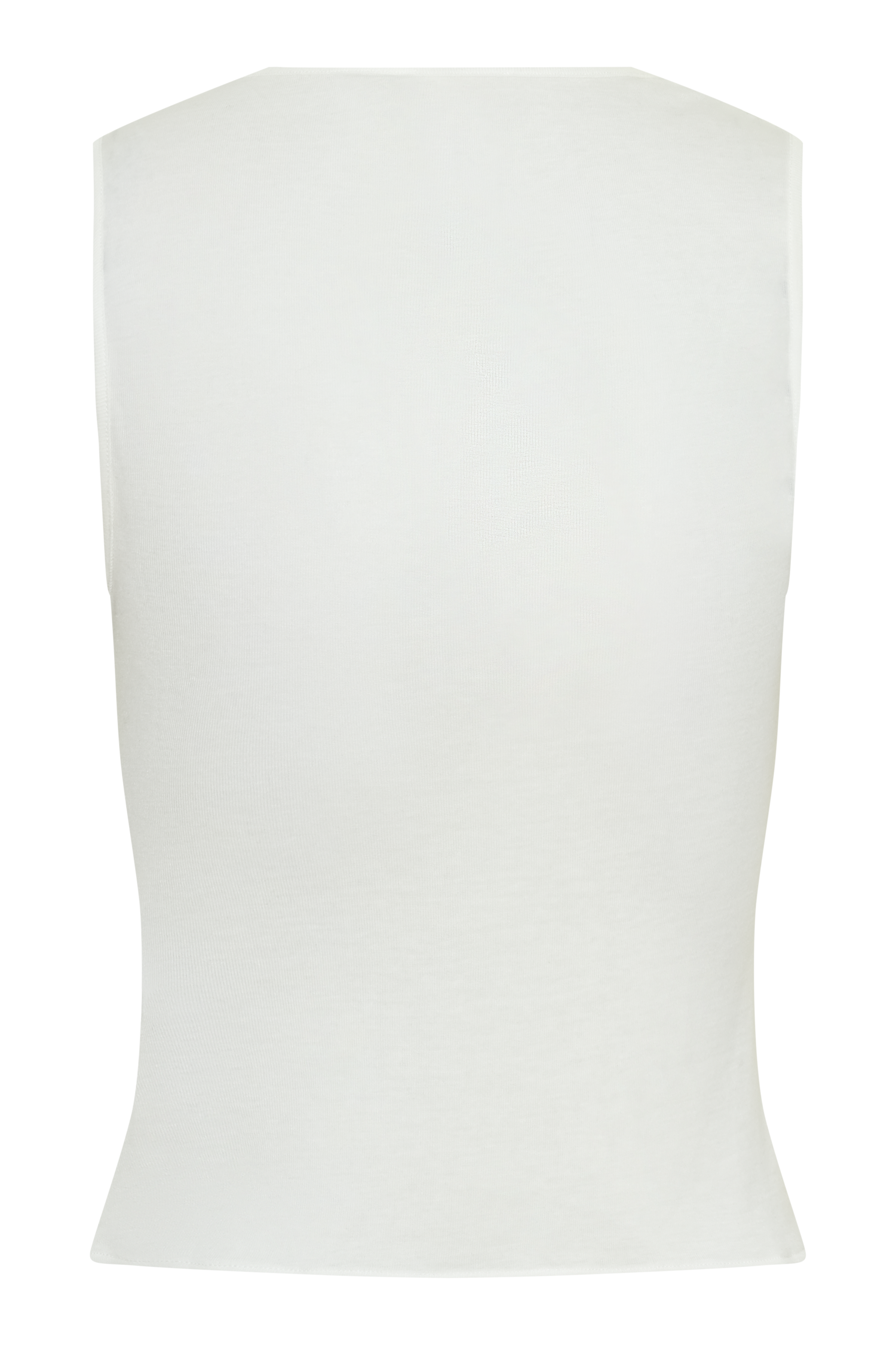 Ciaran Sleeveless Sheer Top - Ivory