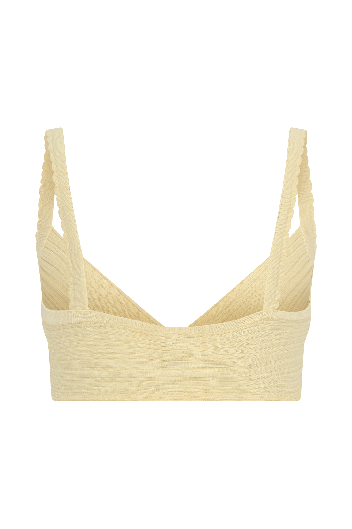 Coleene Pointelle Knit Top - Lemon