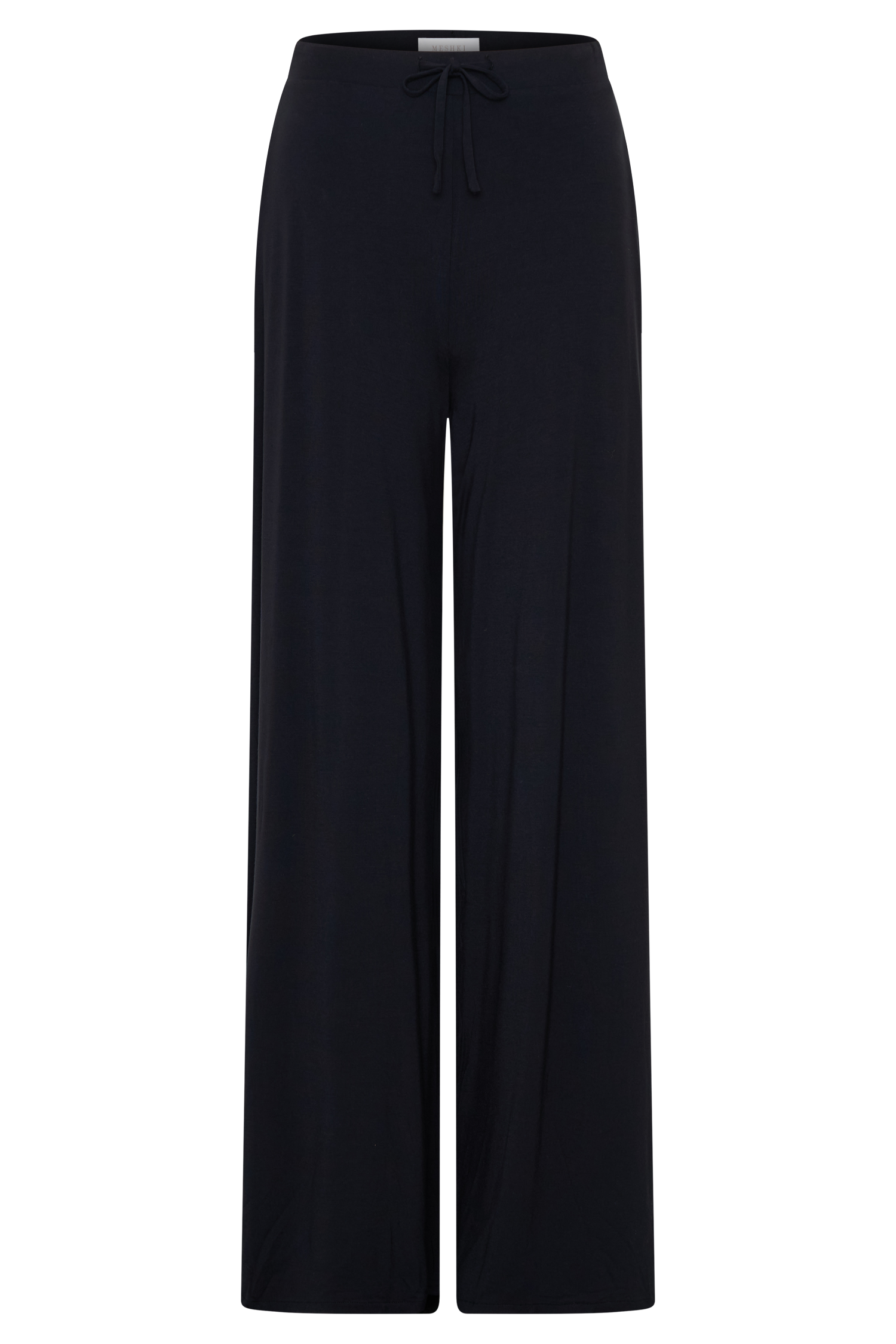 Dewi Wide Leg Modal Pants - Black