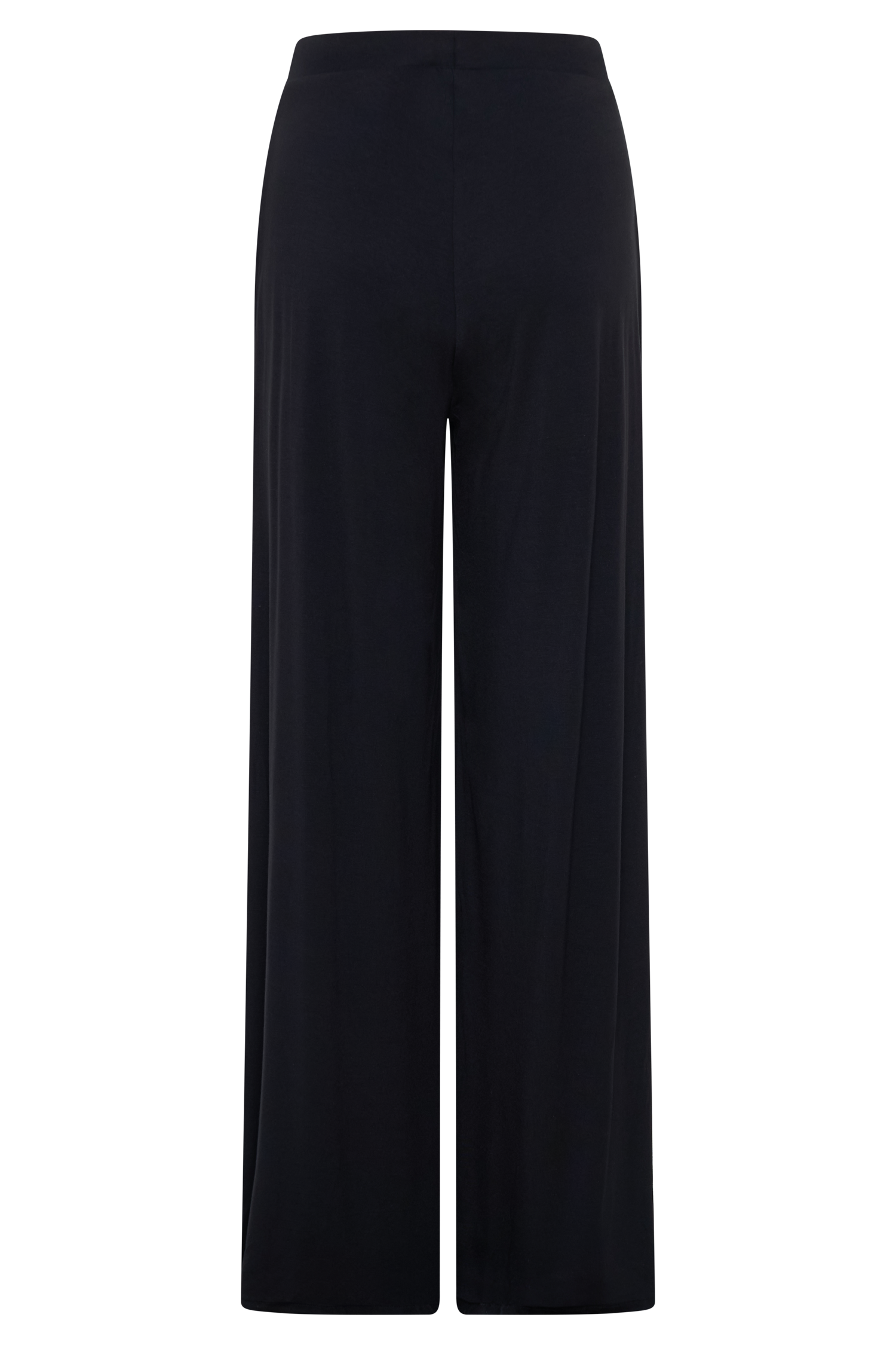 Dewi Wide Leg Modal Pants - Black