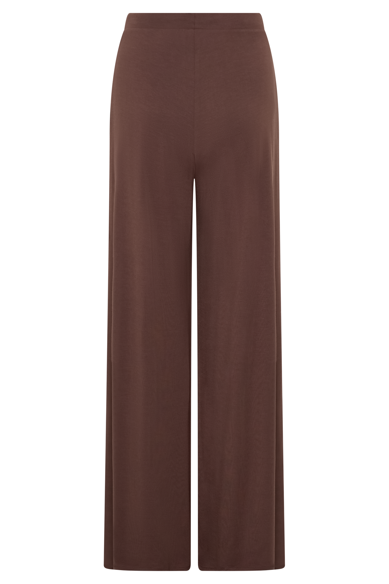 Dewi Wide Leg Modal Pants - Chocolate