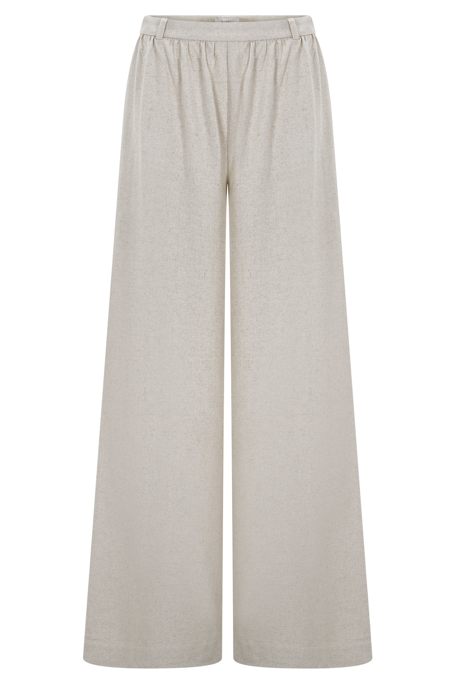 Gabby Straight Leg Linen Pants - Natural