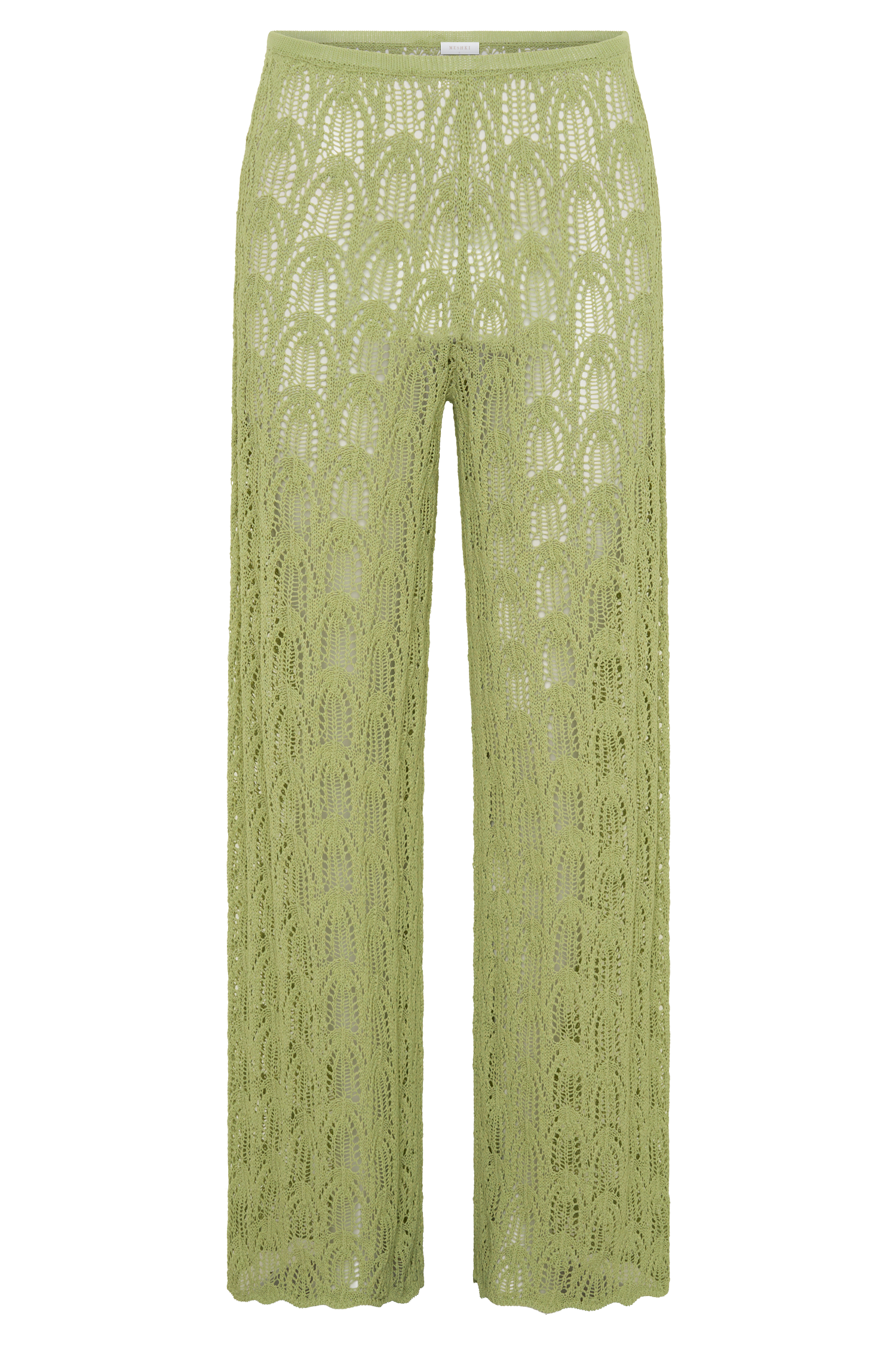 Glinda Crochet Pants - Light Olive