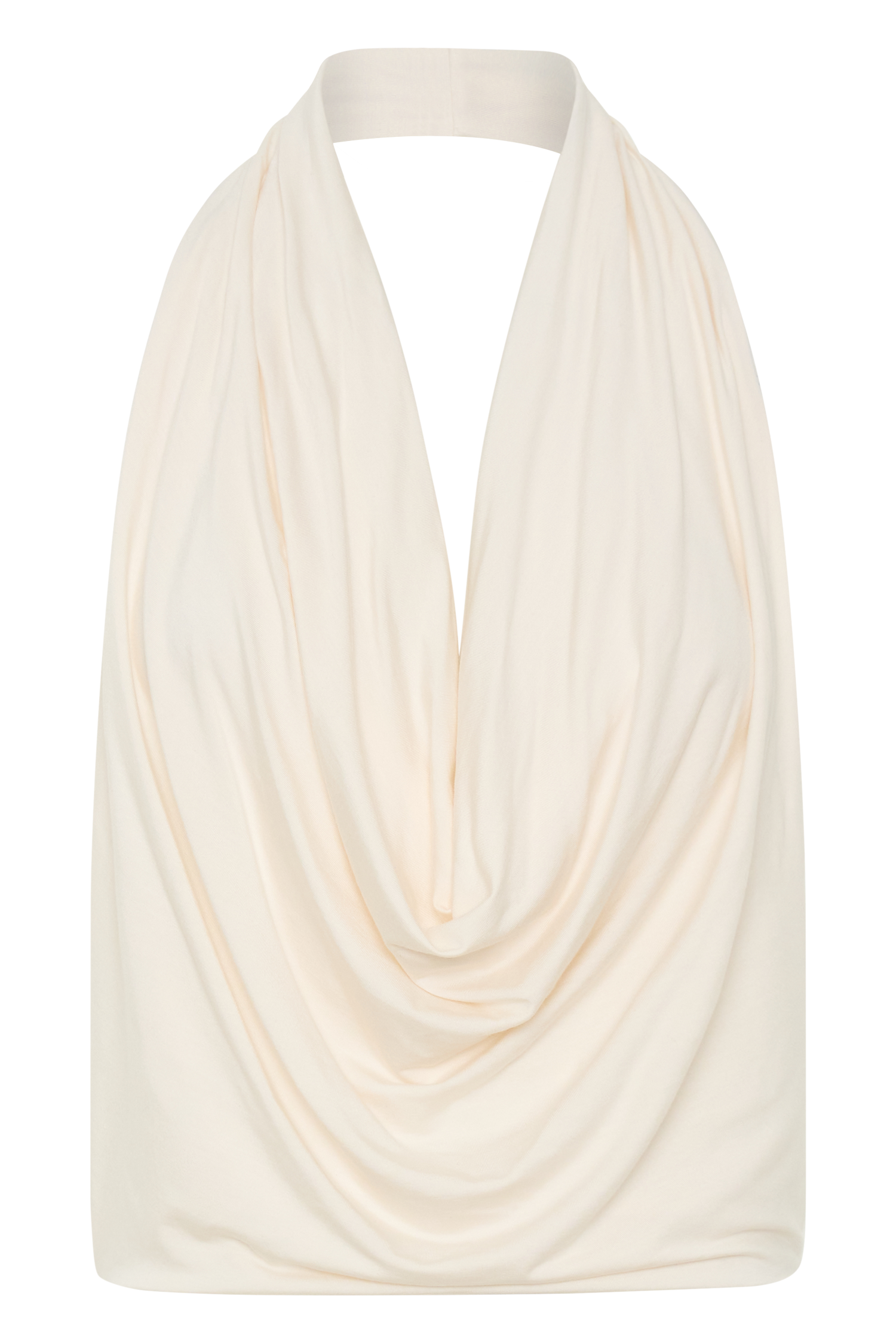 Huyen Cowl Front Modal Top - Ivory