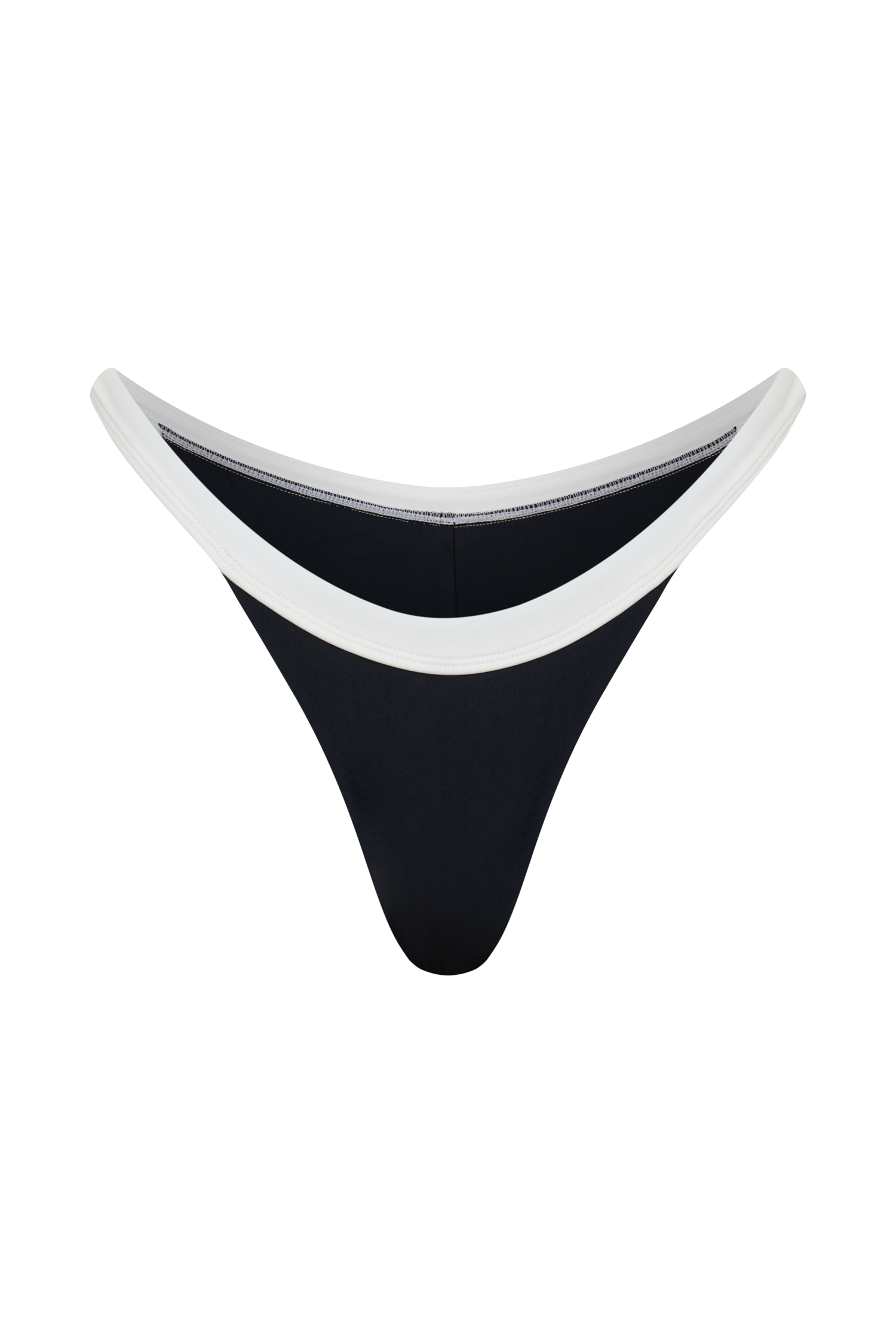 Isla Brazilian Bikini Bottom - Black/White