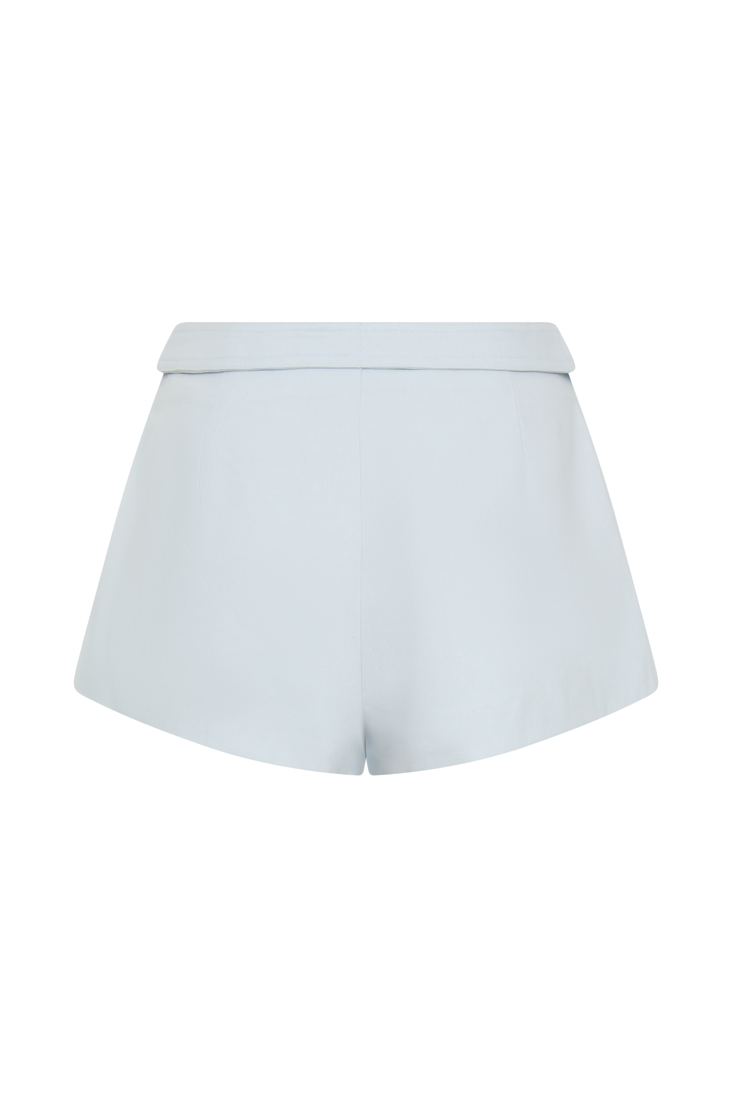 Josephine Cotton Shorts With Waistbands - Ice Blue