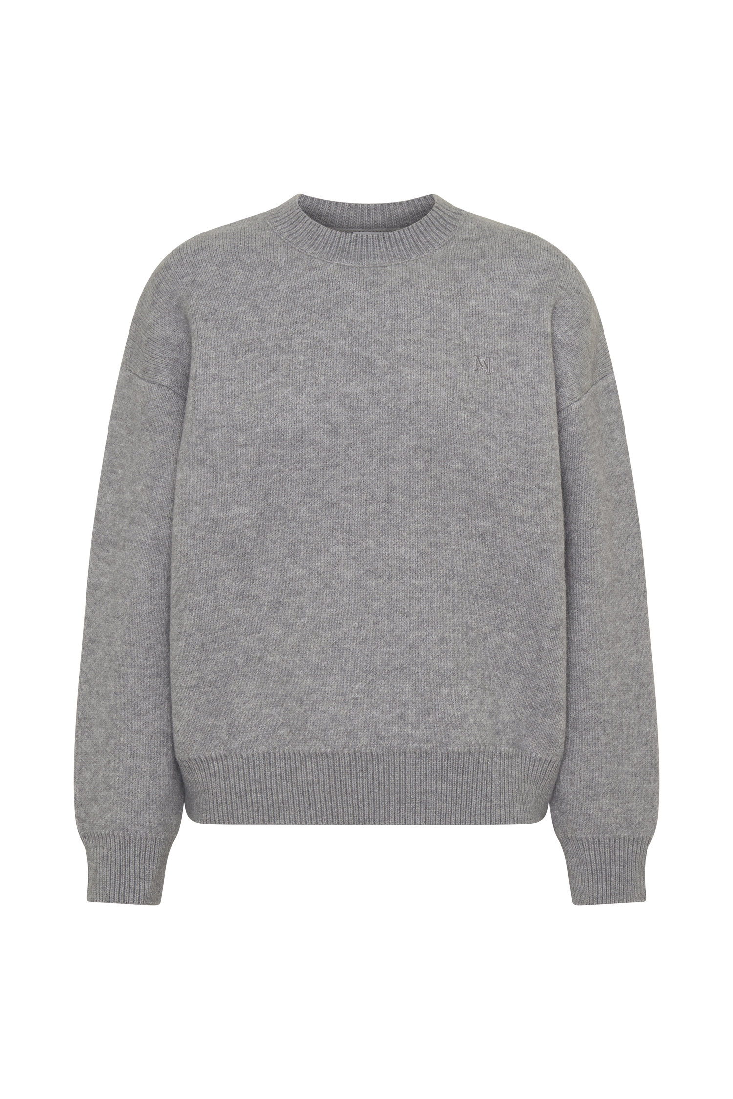 Lulu Oversized Knit Jumper - Grey Marle