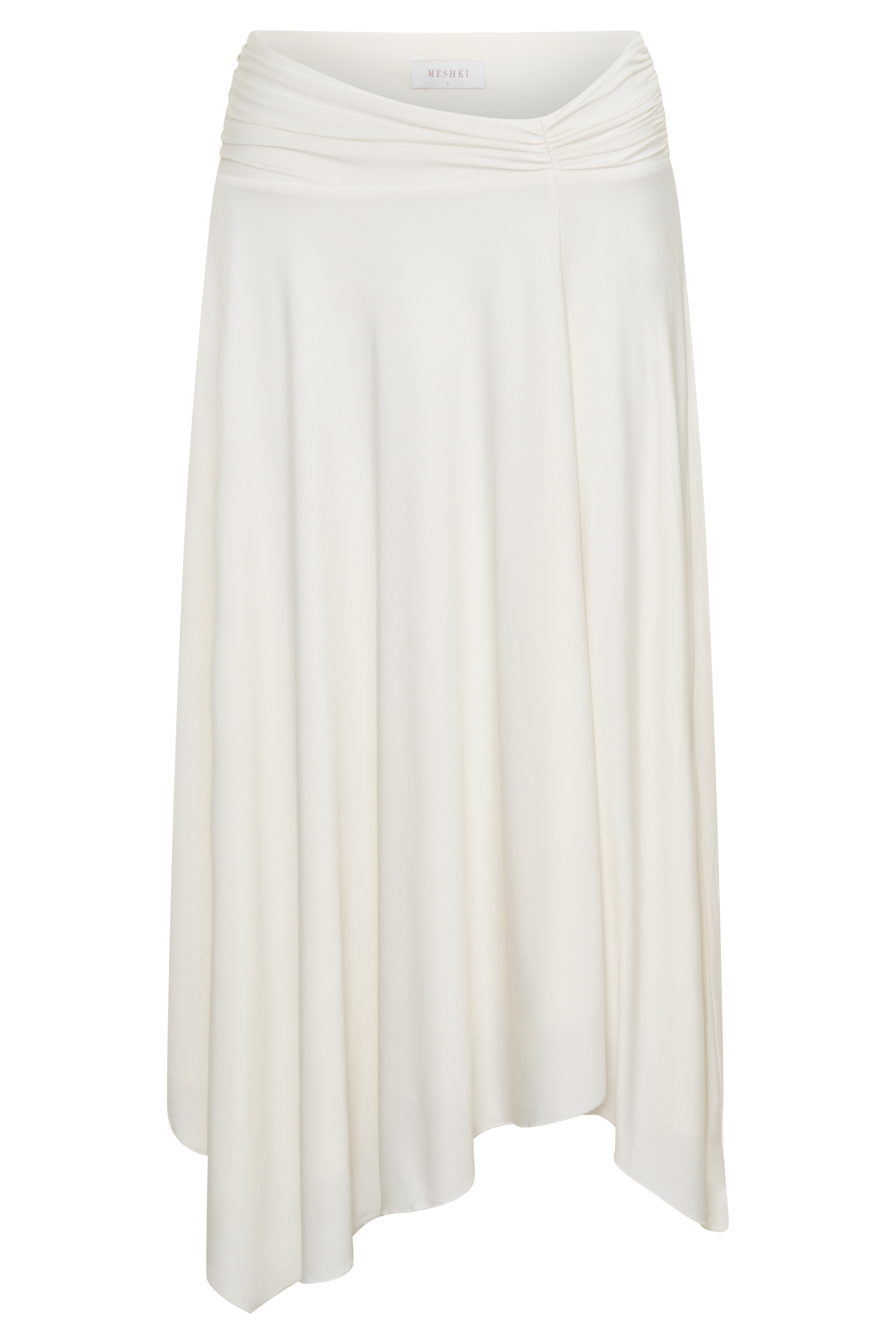 Luu Slinky Midi Skirt - Ivory