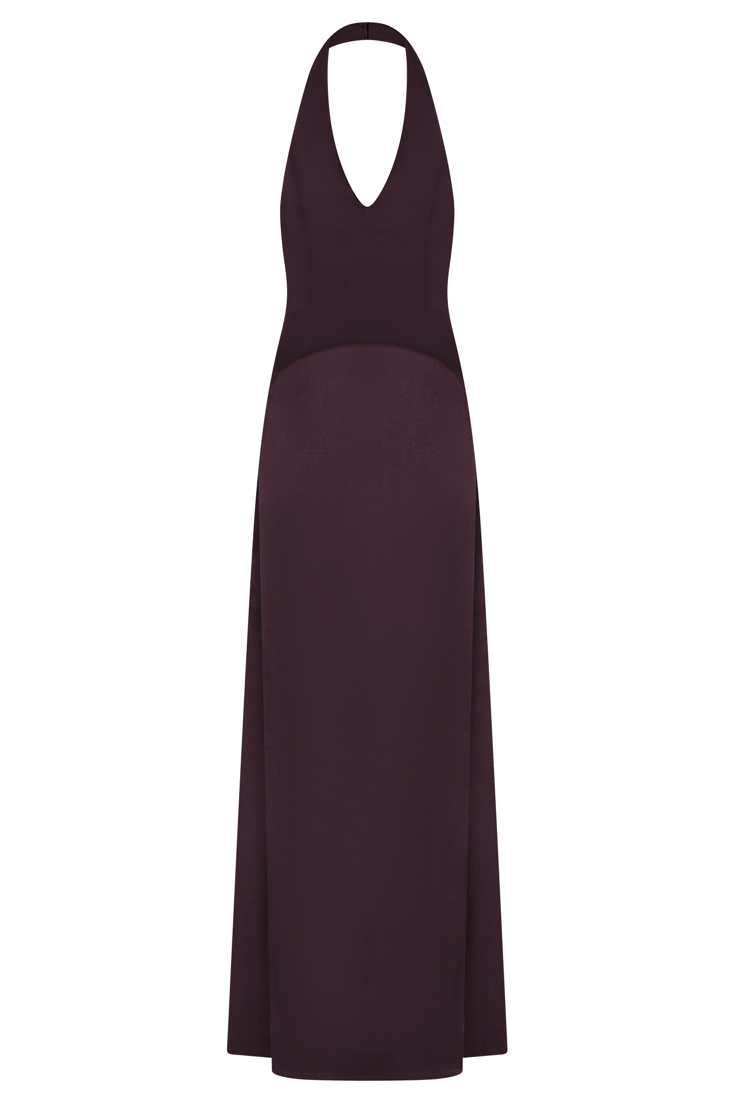 Maura Taffeta And Satin Maxi Dress - Wine