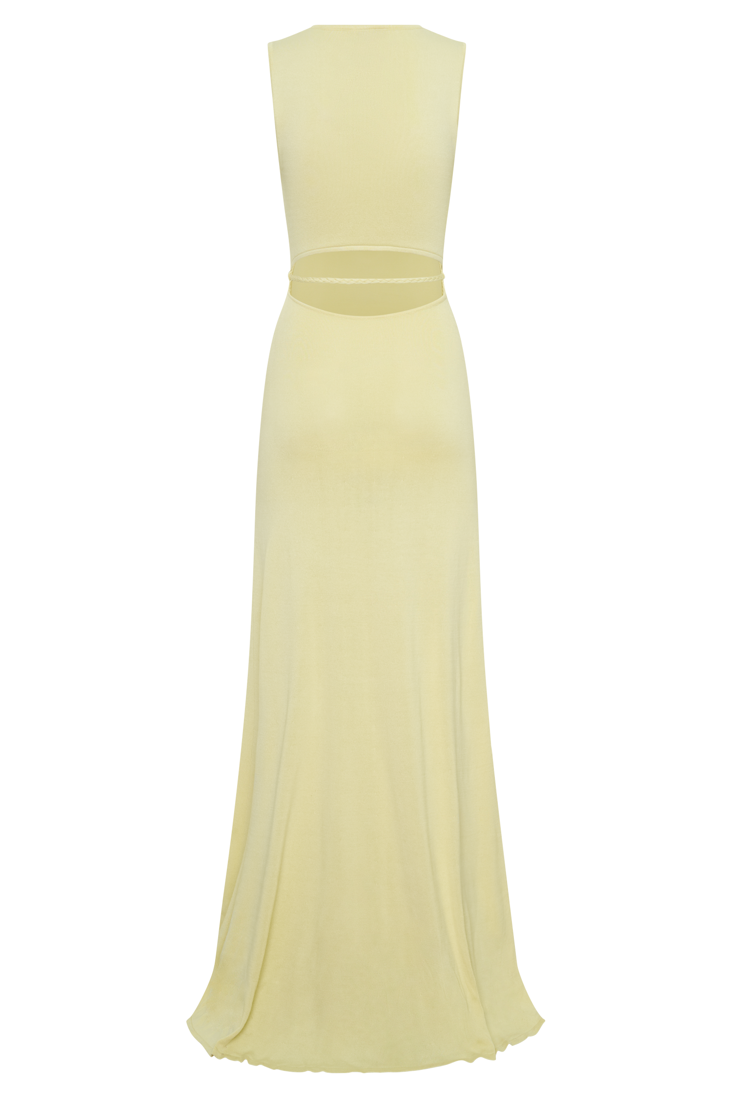 Monay Tulip Maxi Dress - Lemon
