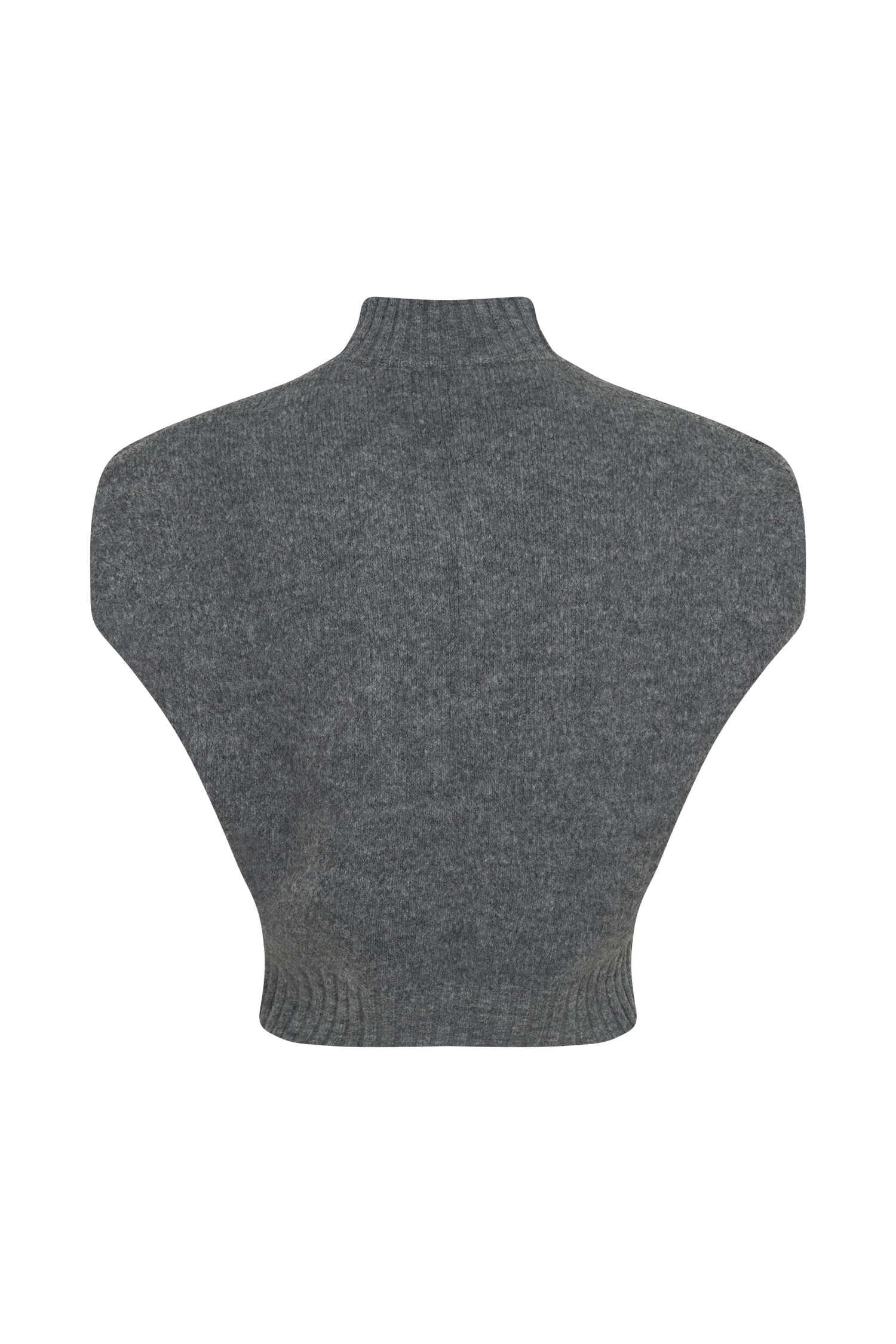 Niko Knit Oversized Top - Charcoal