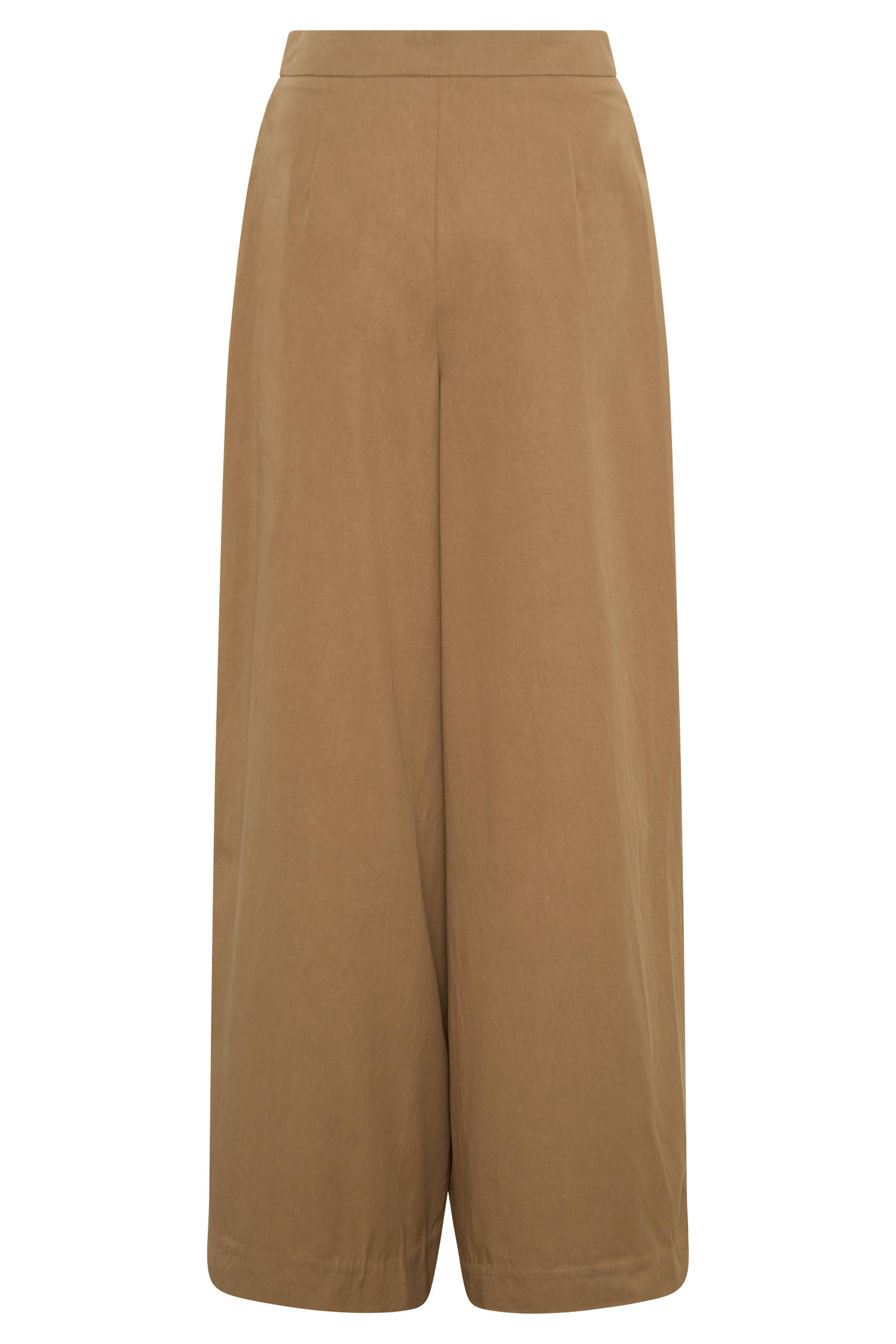 Owen Draped Wide Leg Pants - Mocha