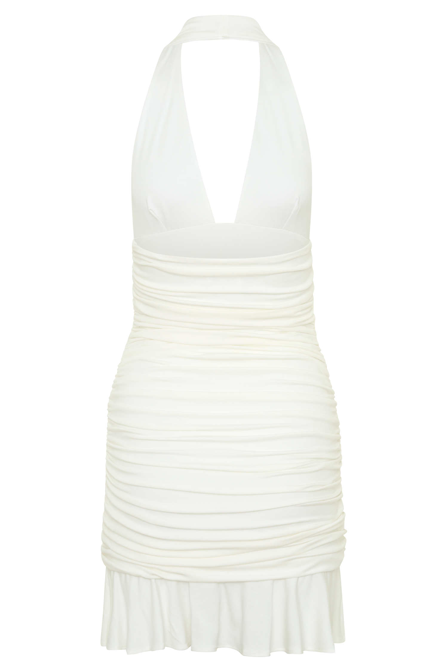 Peregrine Modal Halter Mini Dress - Ivory
