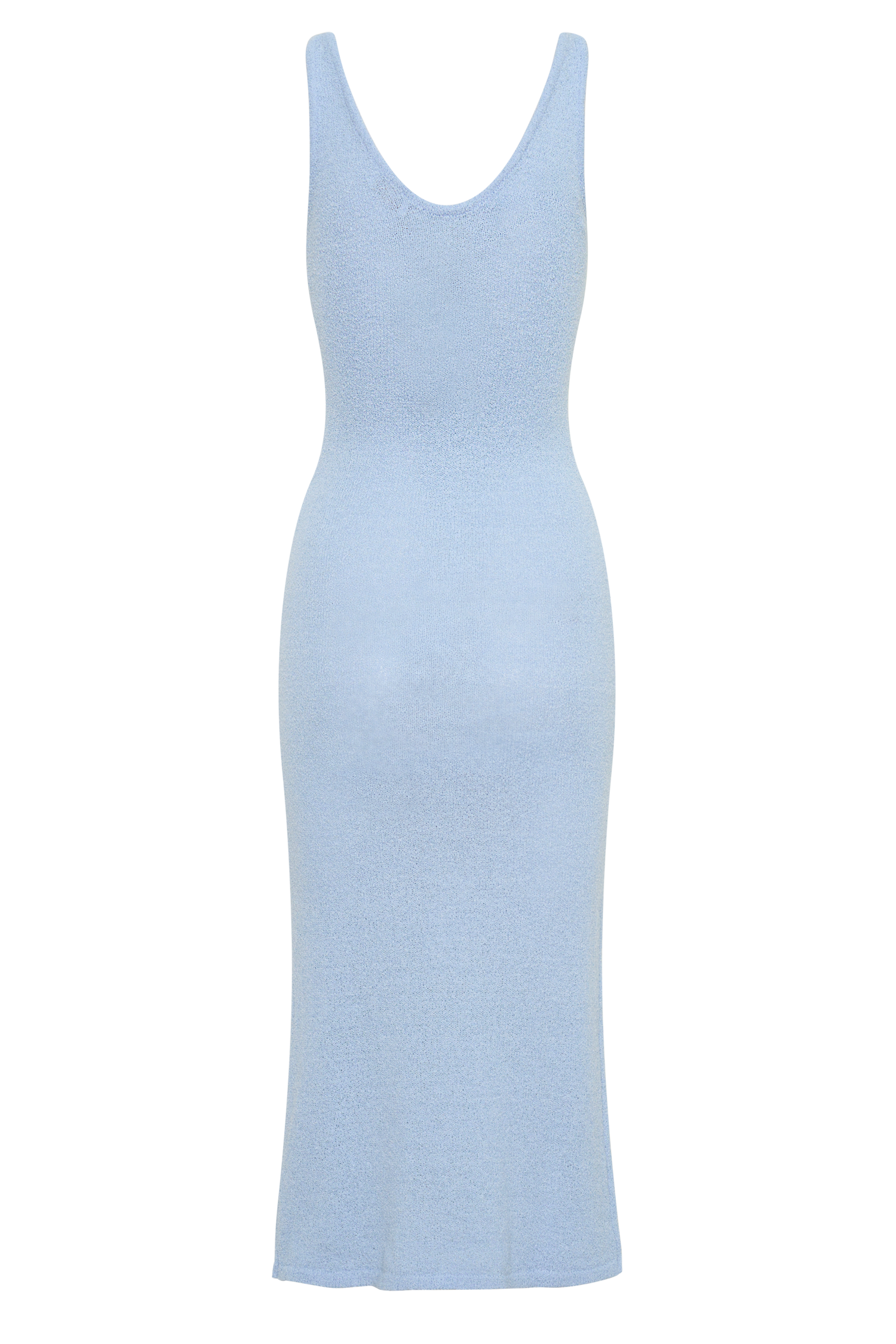 Rachael Knit Midi Dress - Light Blue