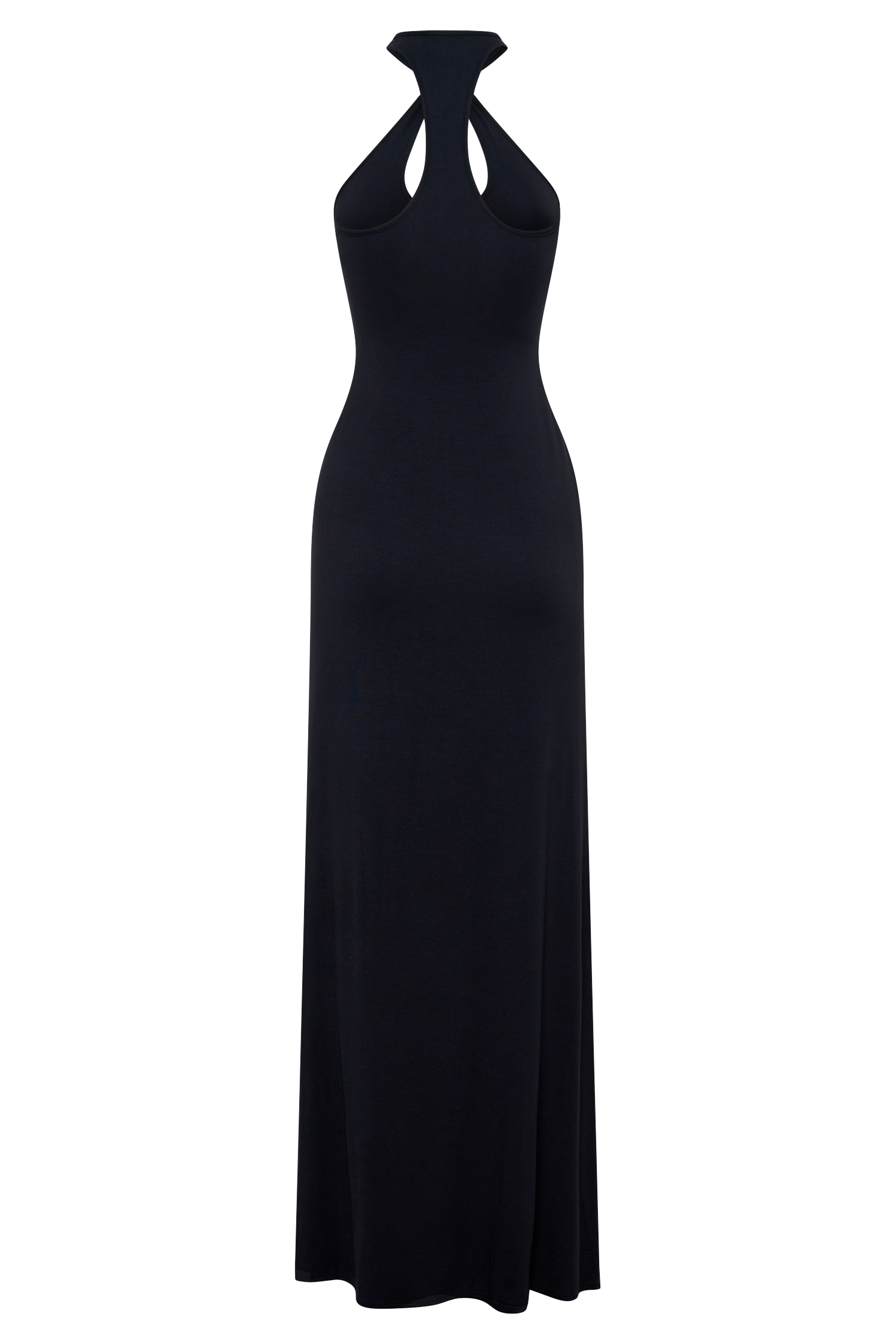 Ramona Modal Maxi Dress With Hardware - Black