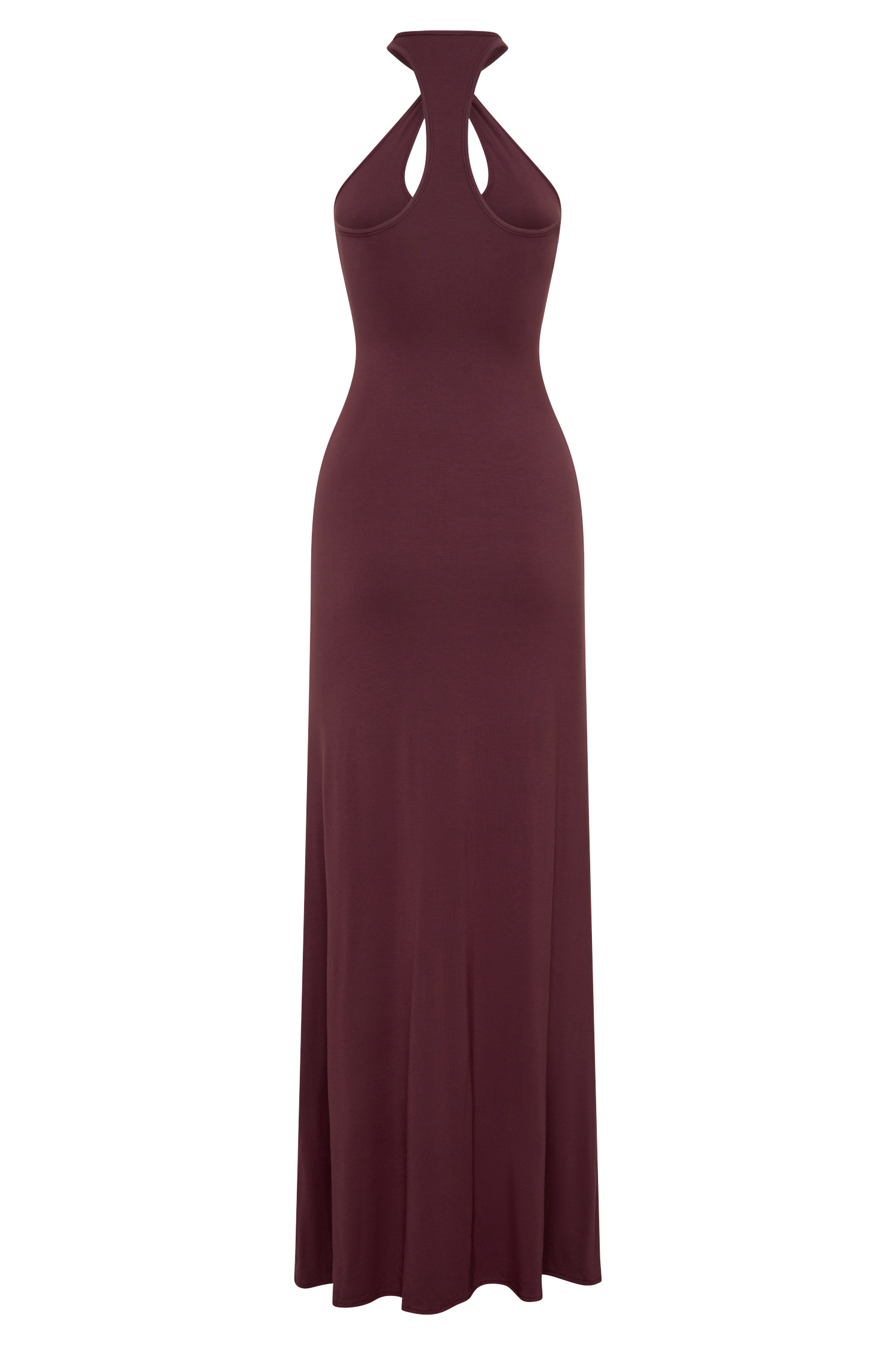 Ramona Modal Maxi Dress With Hardware - Mahogany