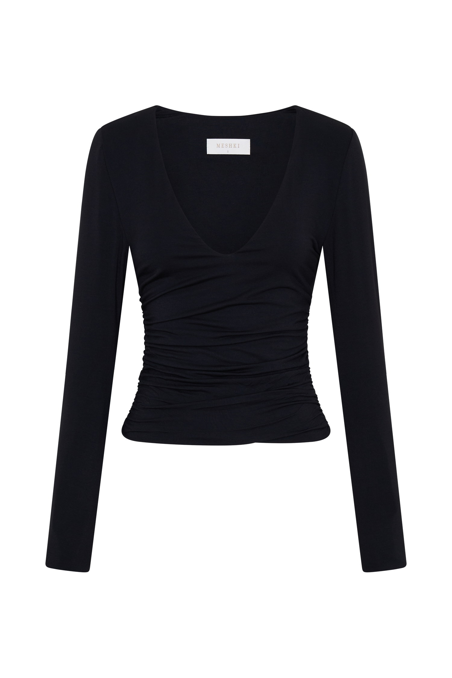 Sari Long Sleeve Modal Top - Black