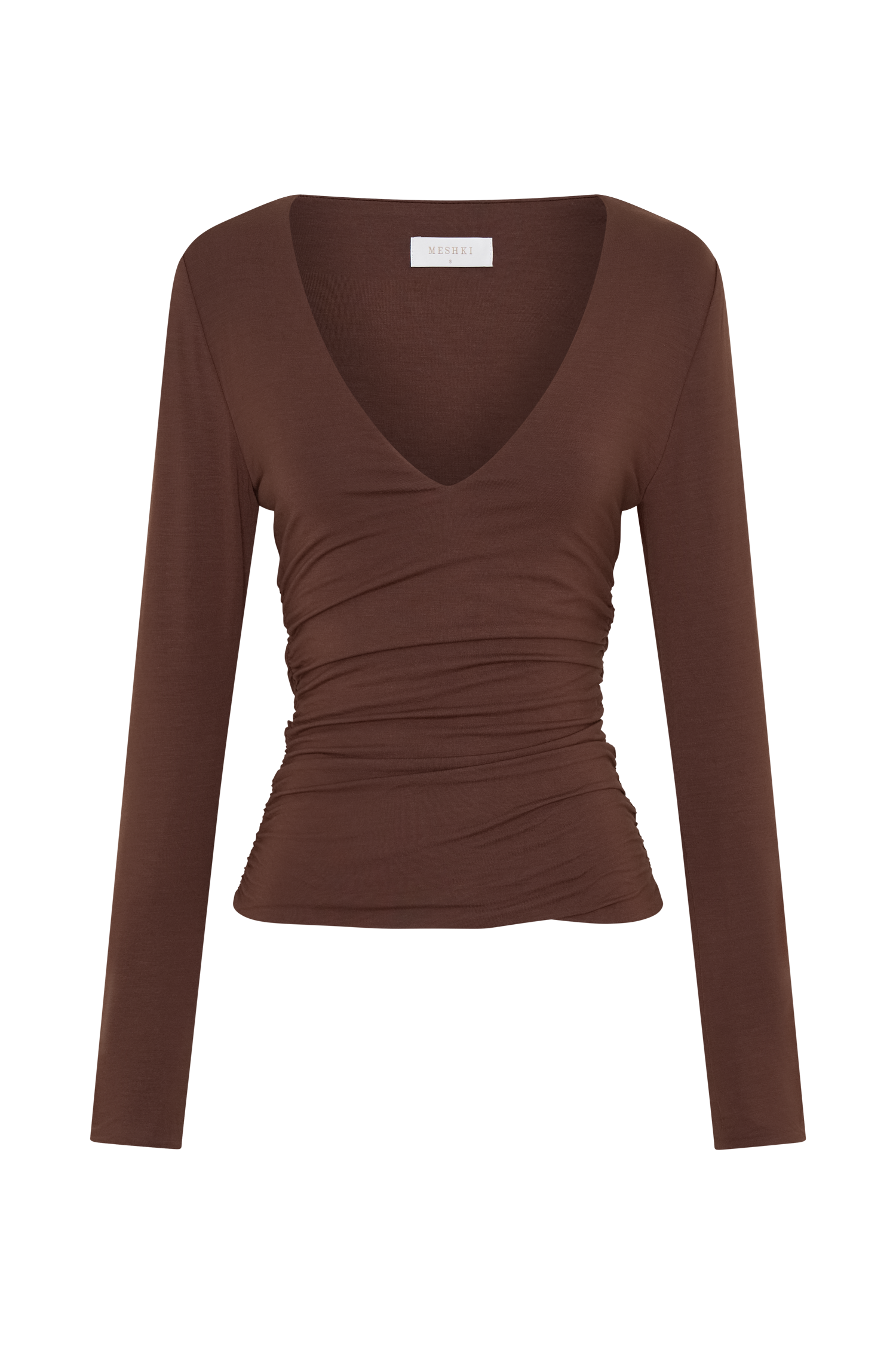Sari Long Sleeve Modal Top - Chocolate