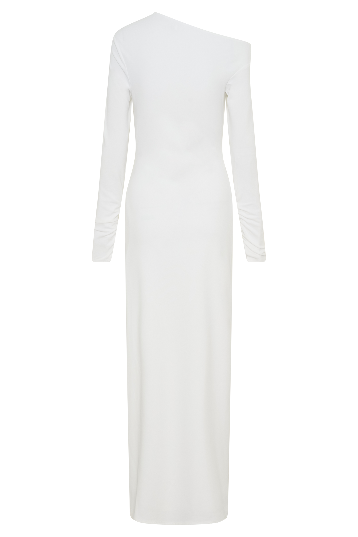 Thalyn Crepe Maxi Dress With Split - White