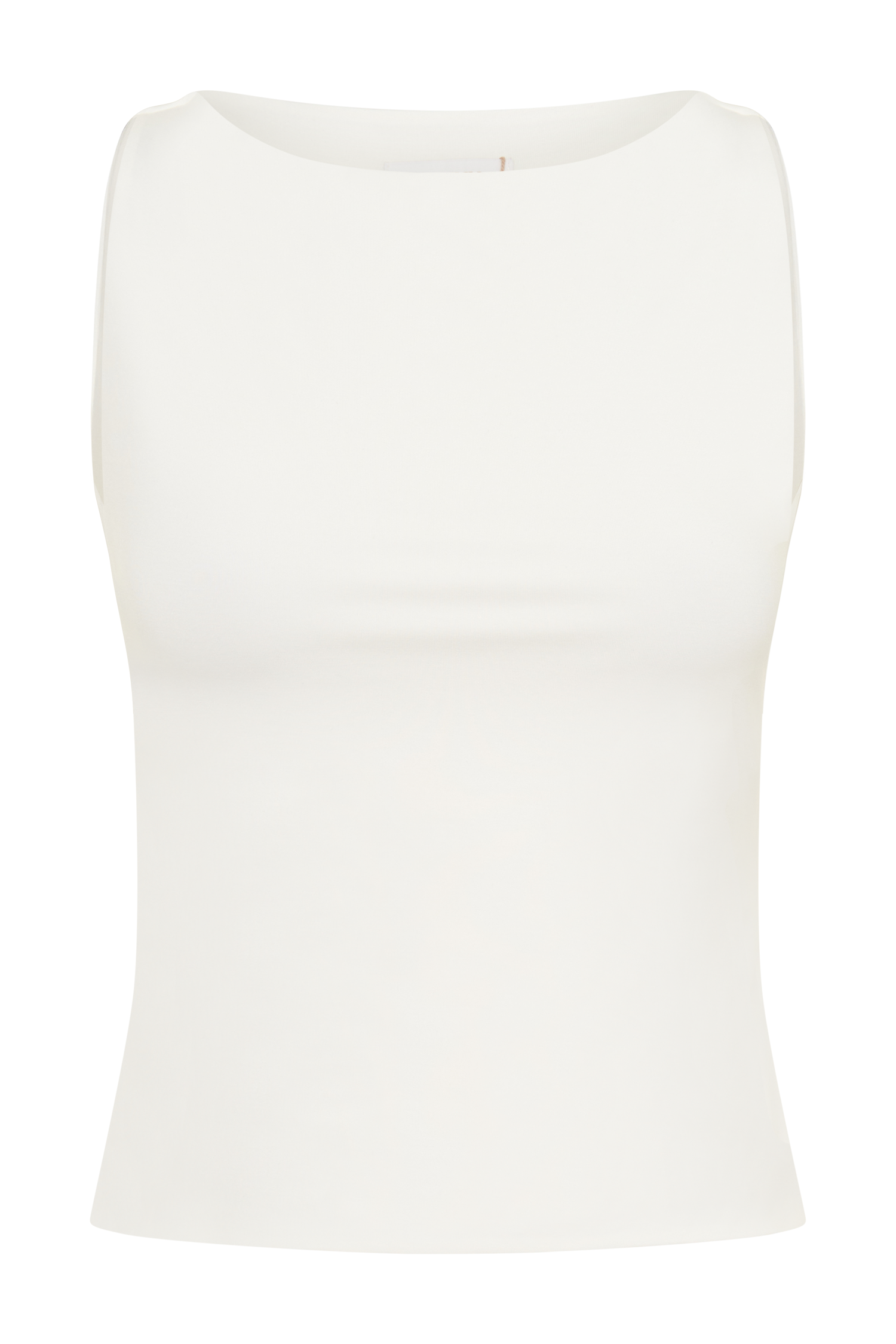 Nicolette Sleeveless Tank Top - White