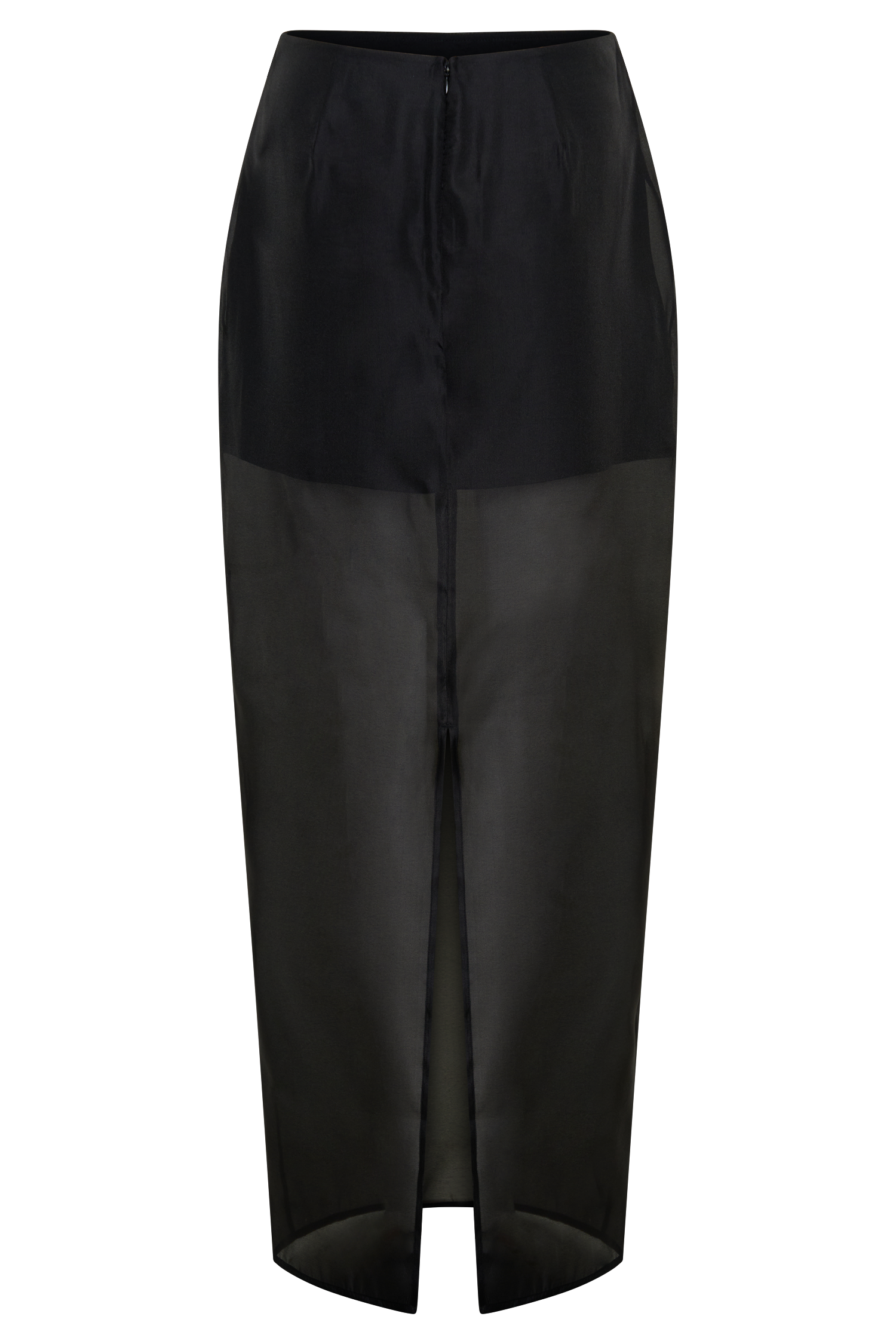 Ximena Organza Maxi Skirt - Black