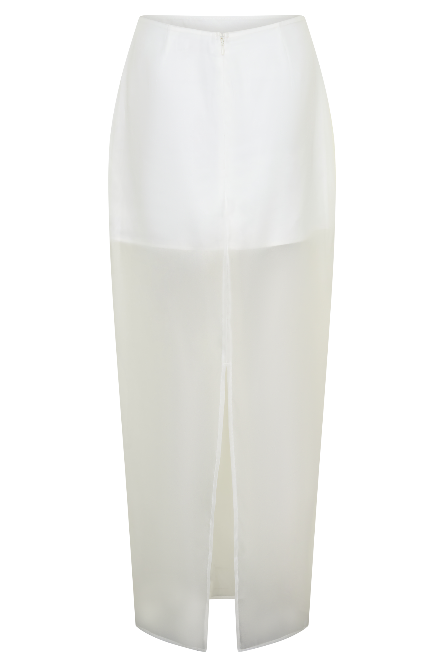 Ximena Organza Maxi Skirt - White