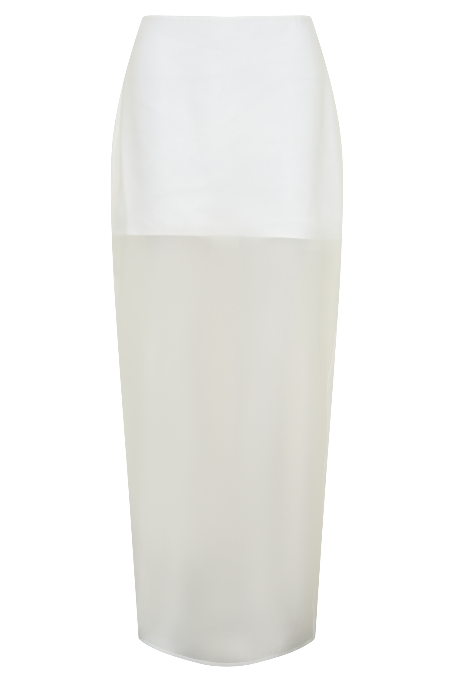 Ximena Organza Maxi Skirt - White