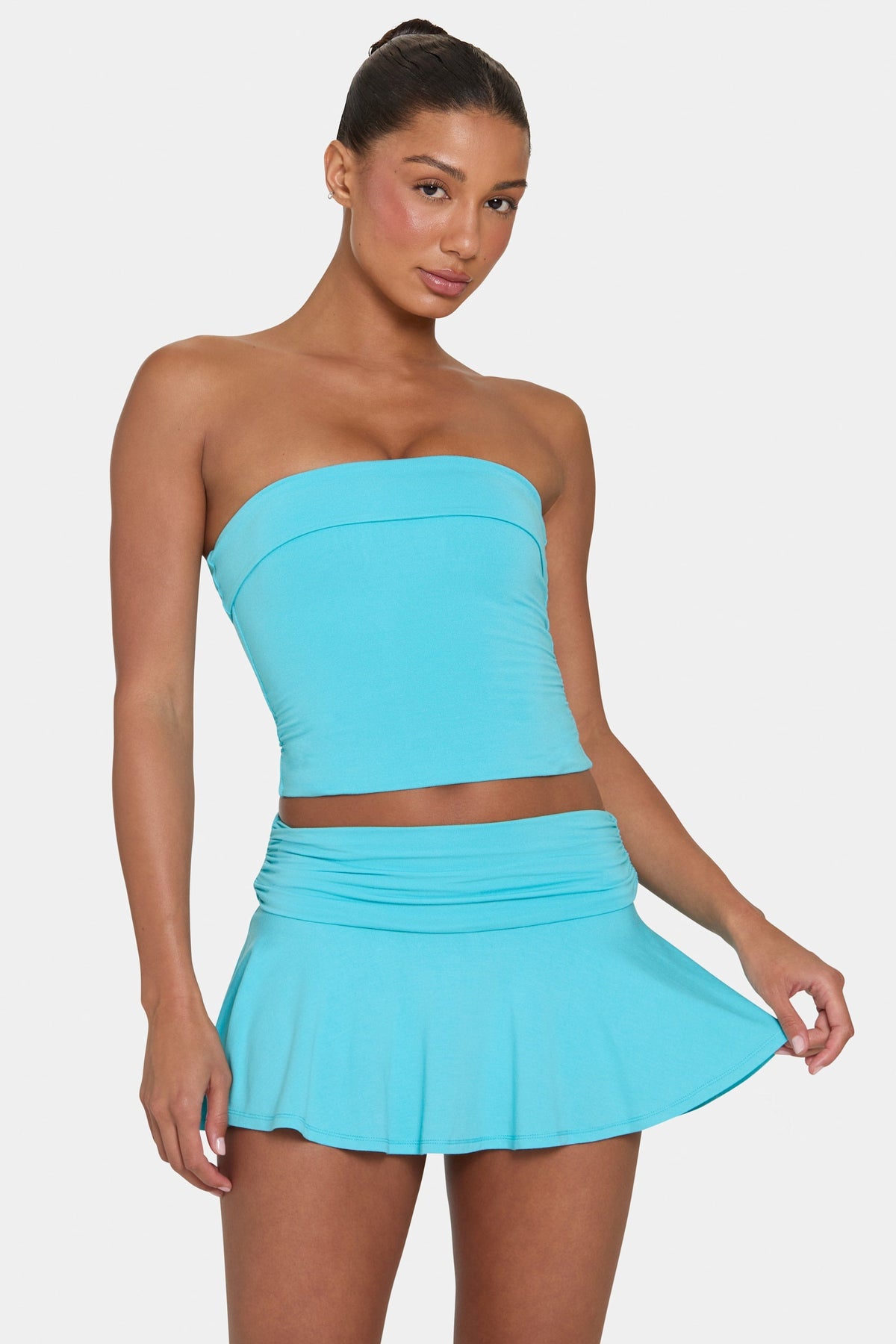 ButterCloud™ Mini Skort in Aqua