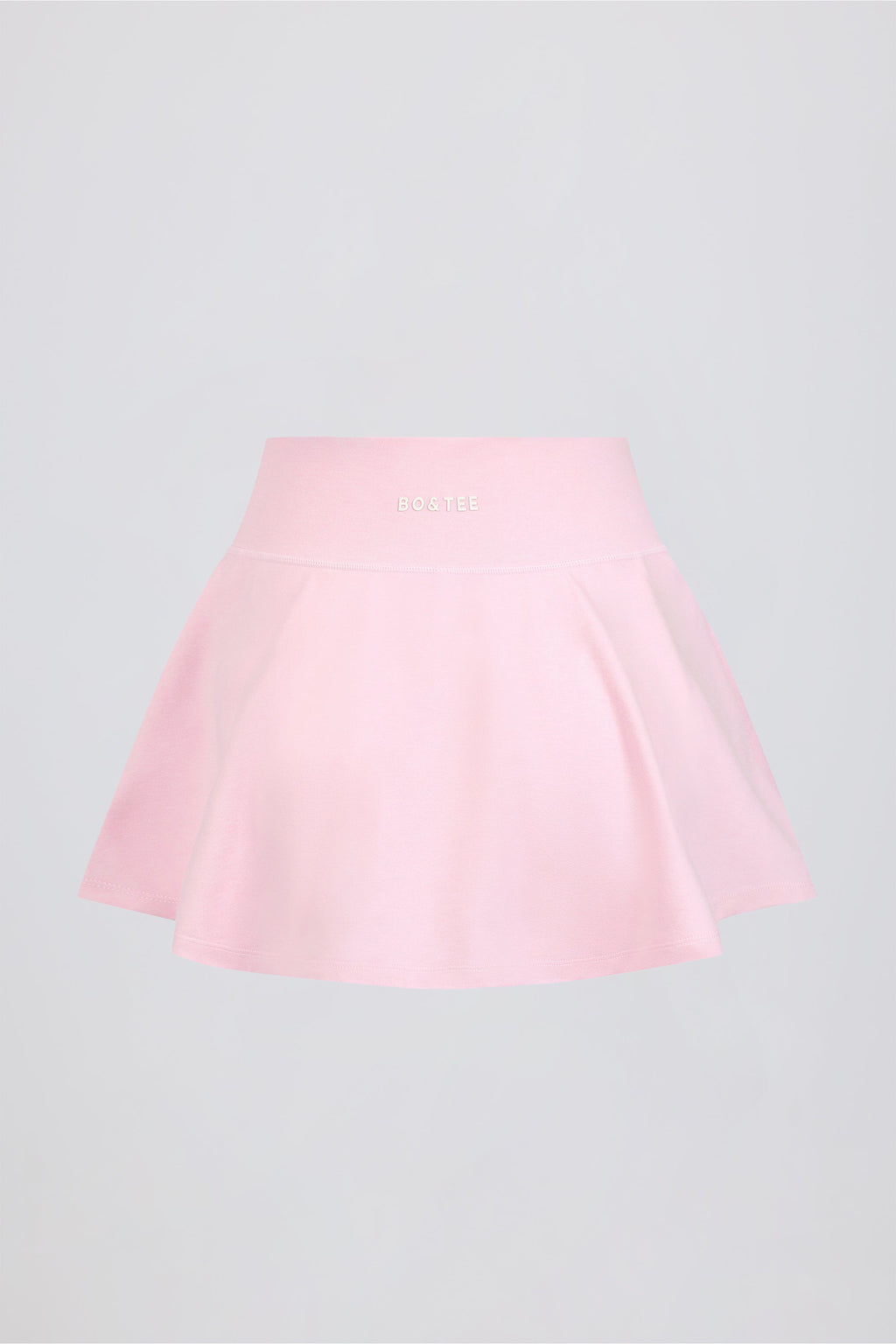 Brushed Jersey Crossover Mini Skort in Bloom