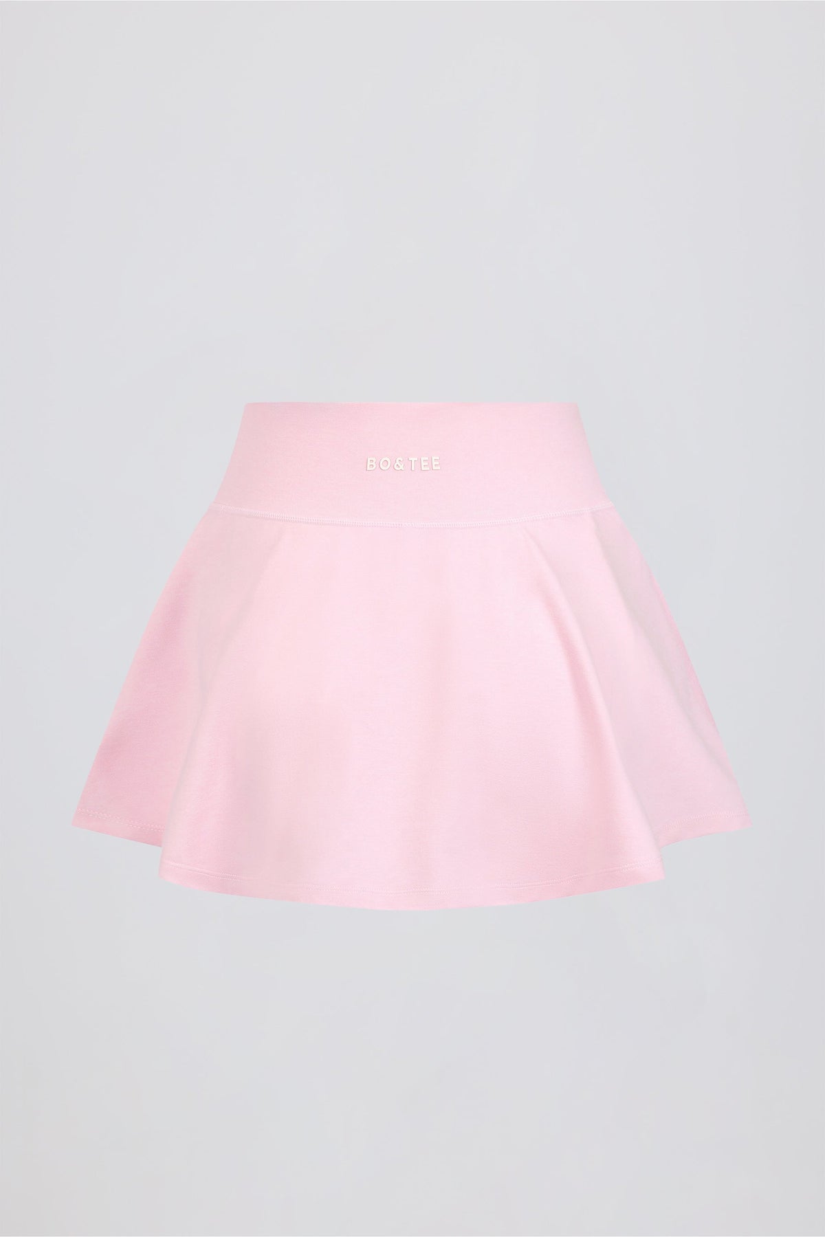 Brushed Jersey Crossover Mini Skort in Bloom