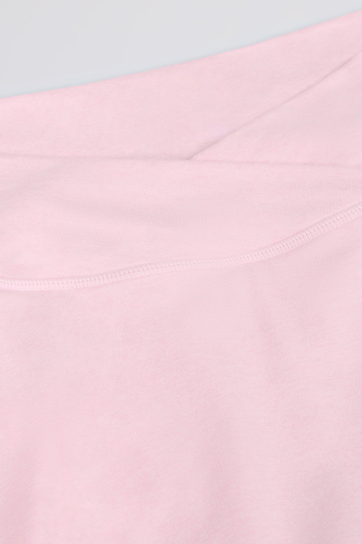 Brushed Jersey Crossover Mini Skort in Bloom