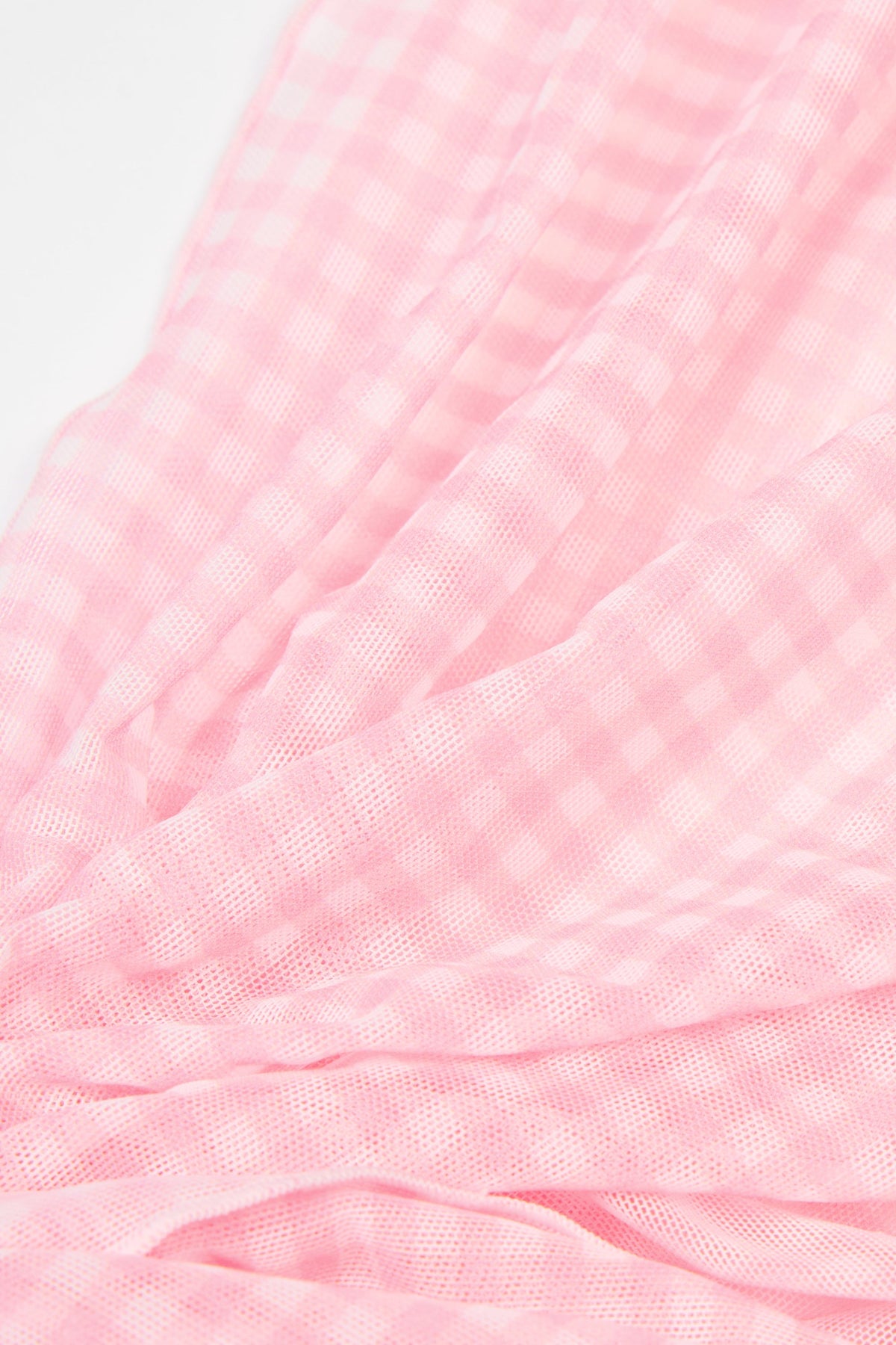 Sarong in Pink Gingham Print